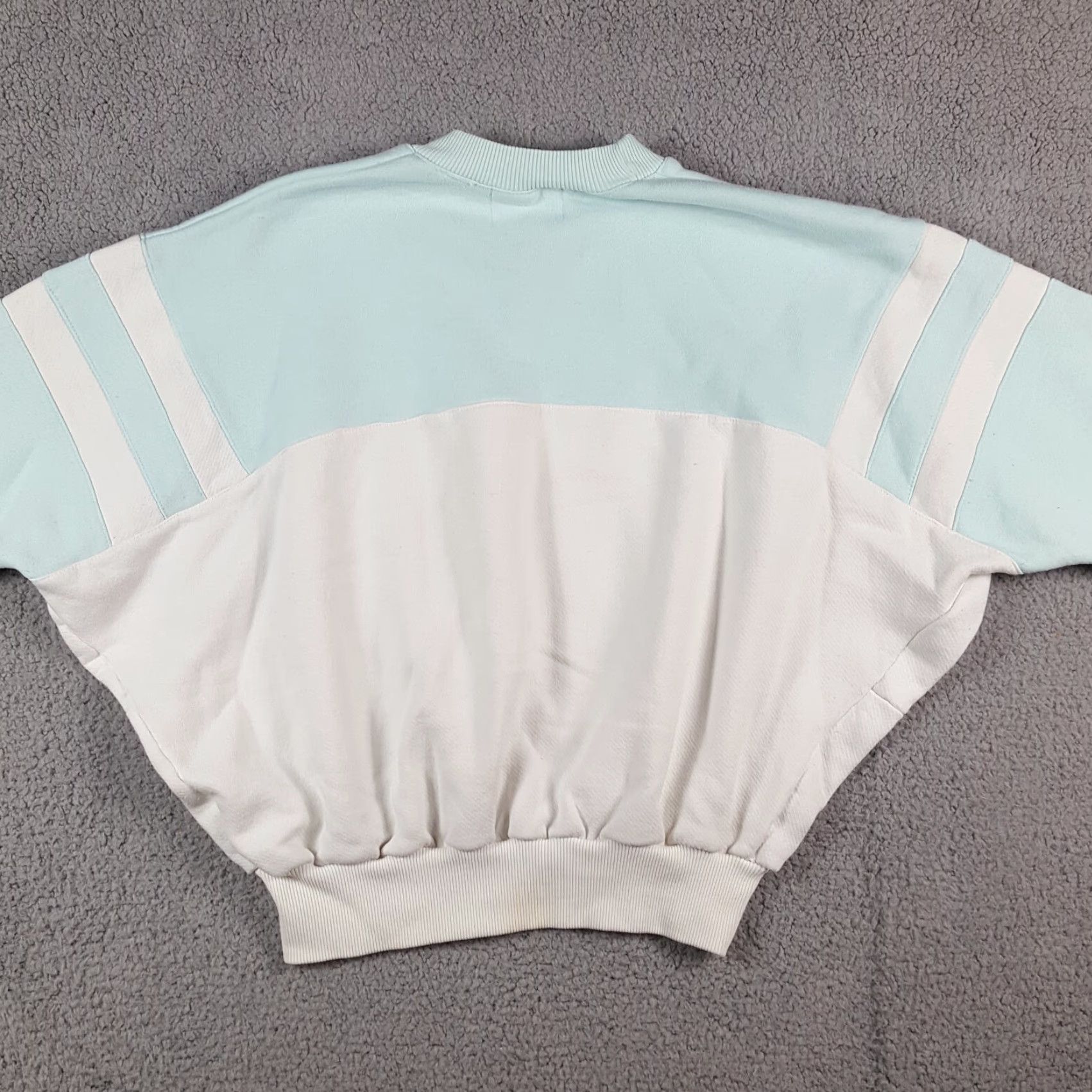Jerzees VINTAGE Jerzees Sweatshirt Womens M Blue 80s 90s Winter Sport D'hiver Crewneck Pullover Size M / US 6-8 / IT 42-44 - 4 Thumbnail