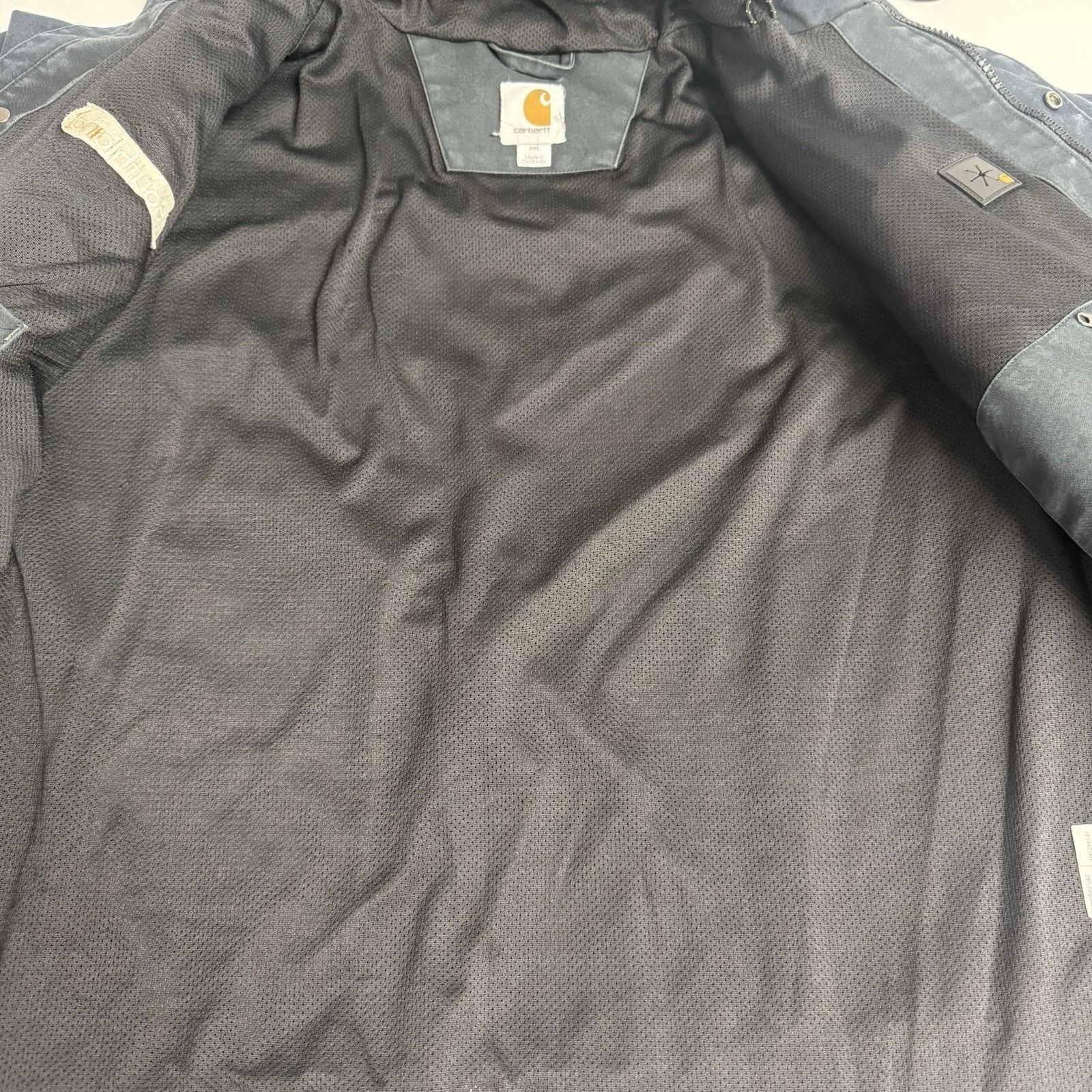 Carhartt Carhartt Jacket Mens 2XL Black Hooded Waterproof Outdoor Wor Size US XXL / EU 58 / 5 - 10 Thumbnail