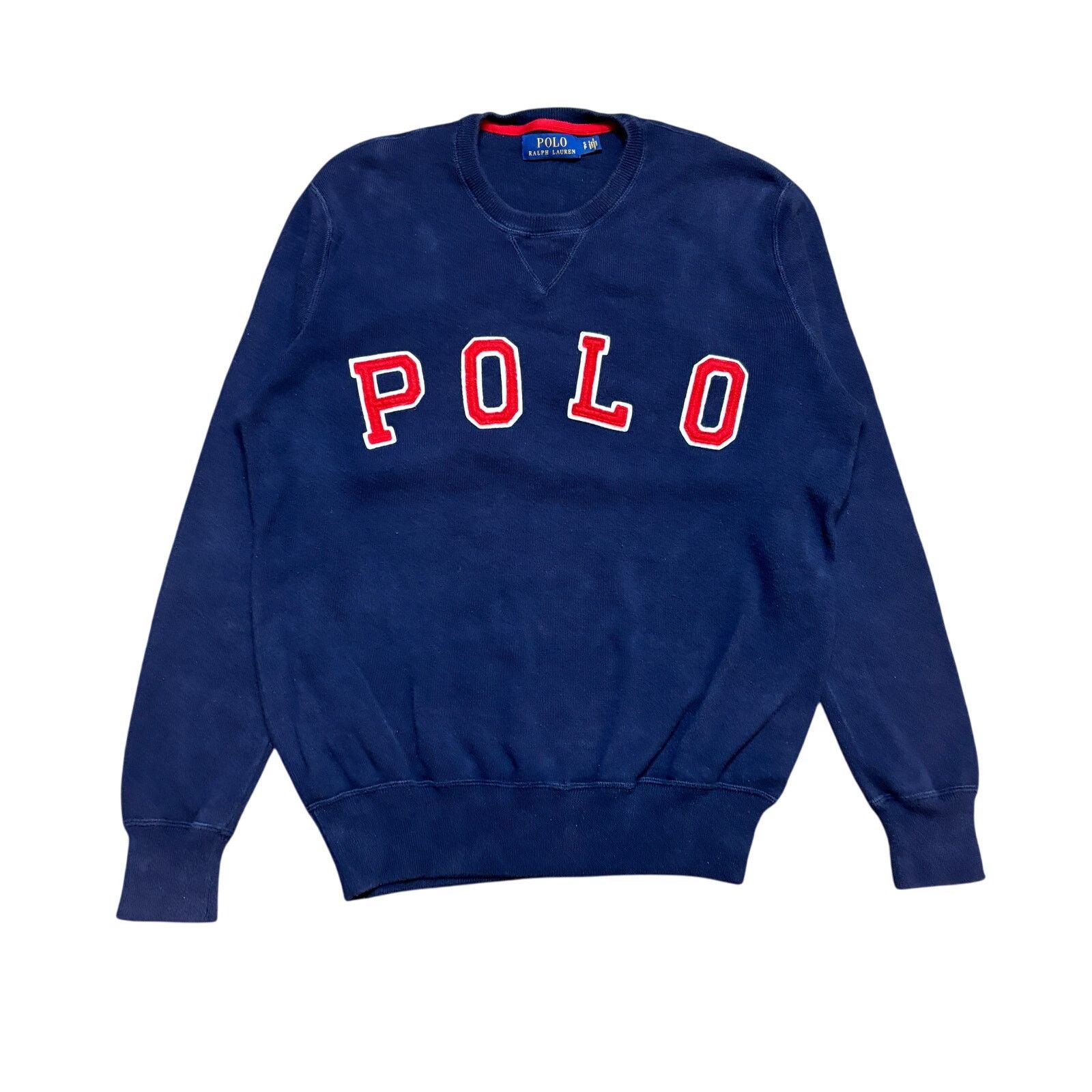 Polo Ralph Lauren Polo Ralph Lauren Logo Spellout Crewneck Sweater Men's S Size US S / EU 44-46 / 1 - 1 Thumbnail