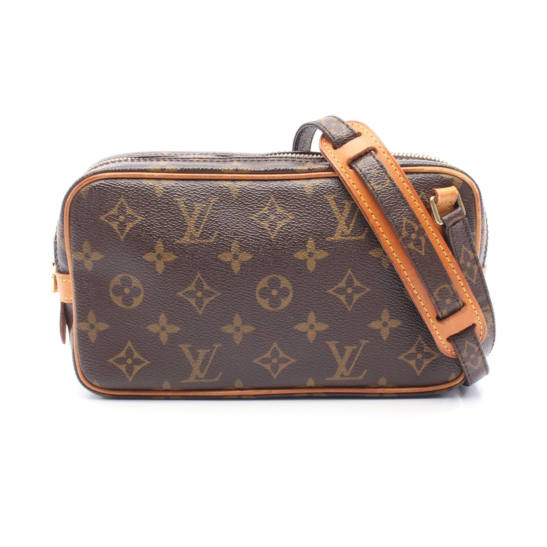 Louis Vuitton Louis Vuitton Marly Monogram Shoulder Bag Leather Brown Size ONE SIZE - 1 Thumbnail