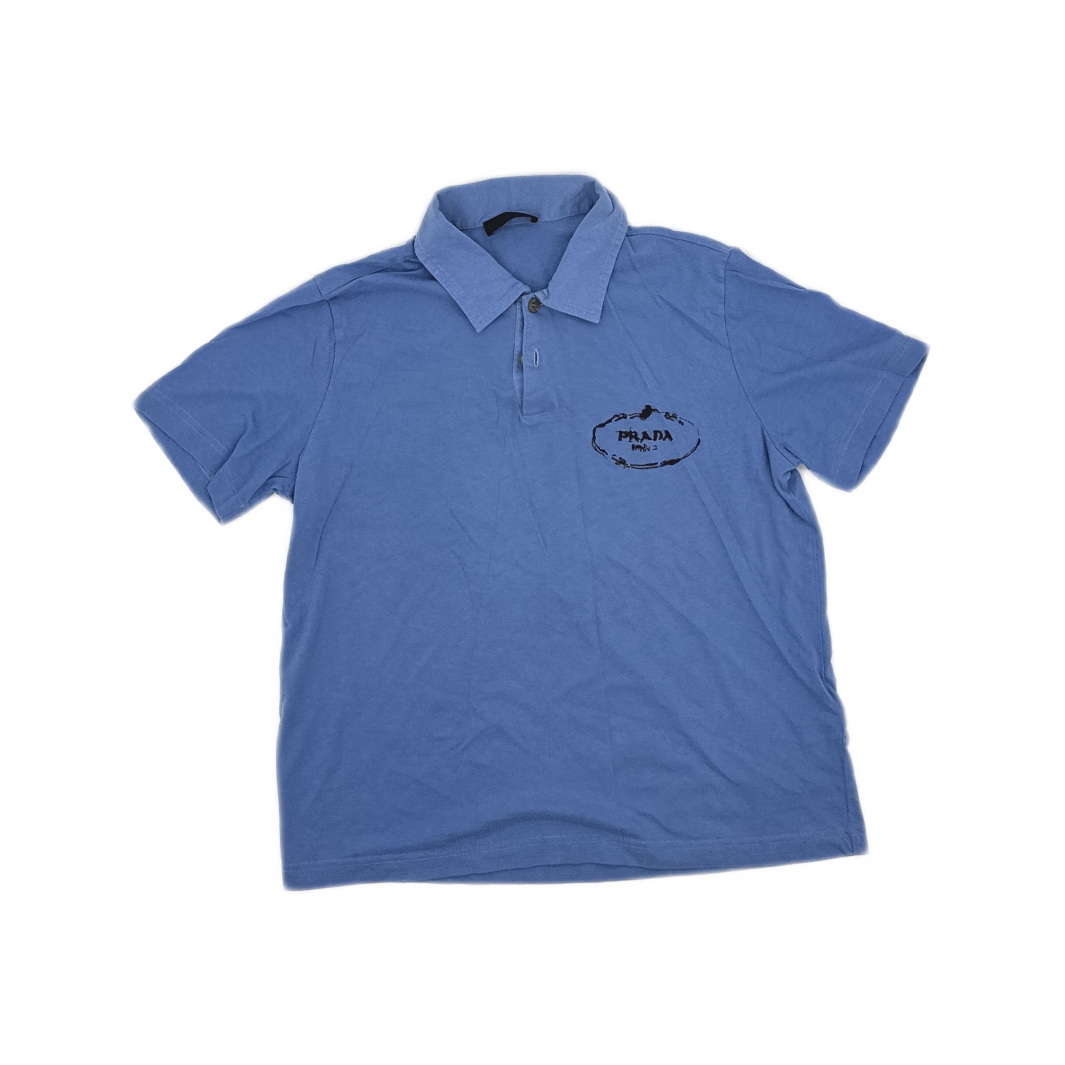 Prada Prada Logo Polo Shirt Size M Size US M / EU 48-50 / 2 - 1 Thumbnail