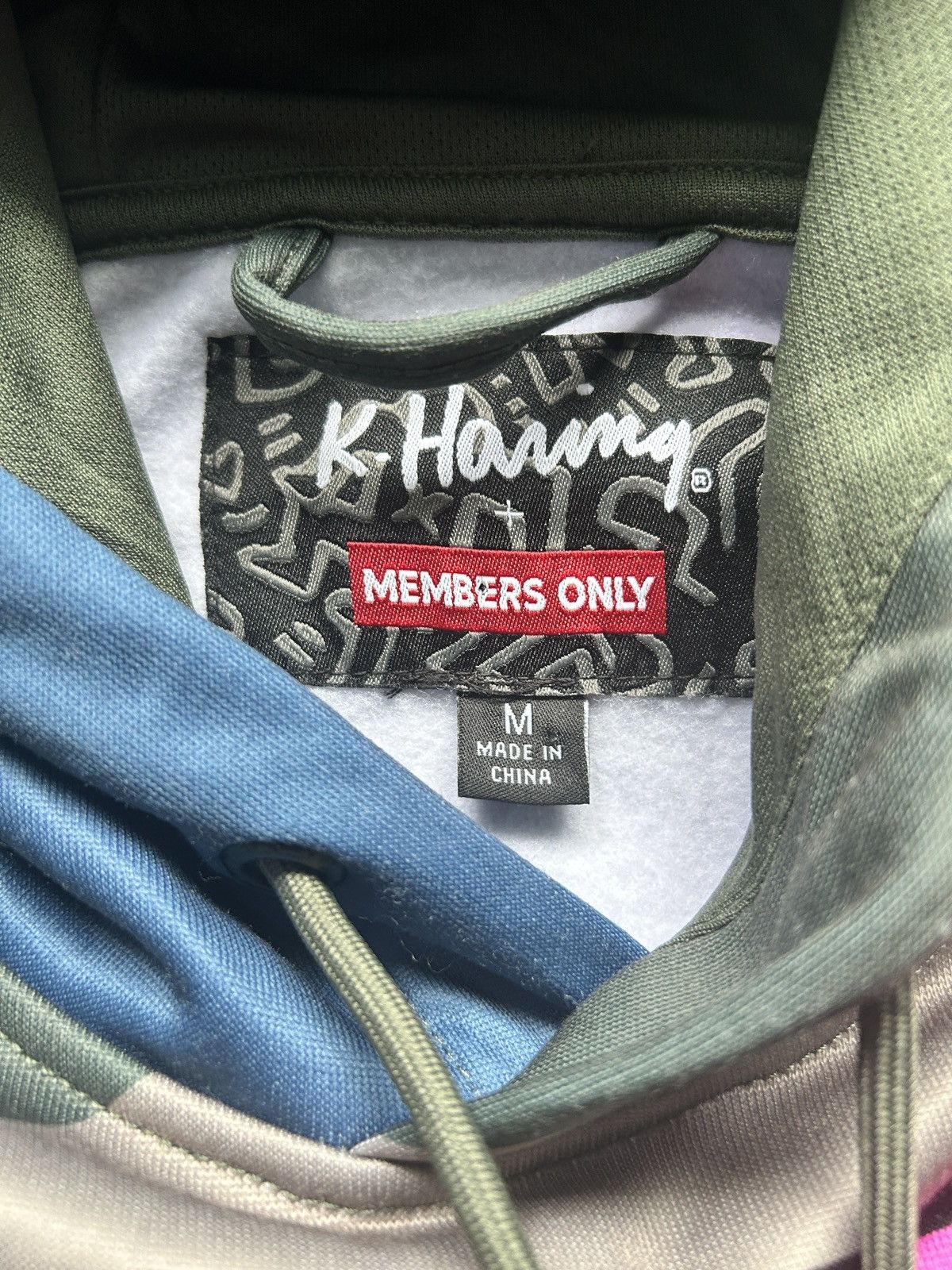 Keith Haring × Members Only K Haring Hoodie Men Large DJ Collab Spell Out Members Only Size US M / EU 48-50 / 2 - 4 Thumbnail