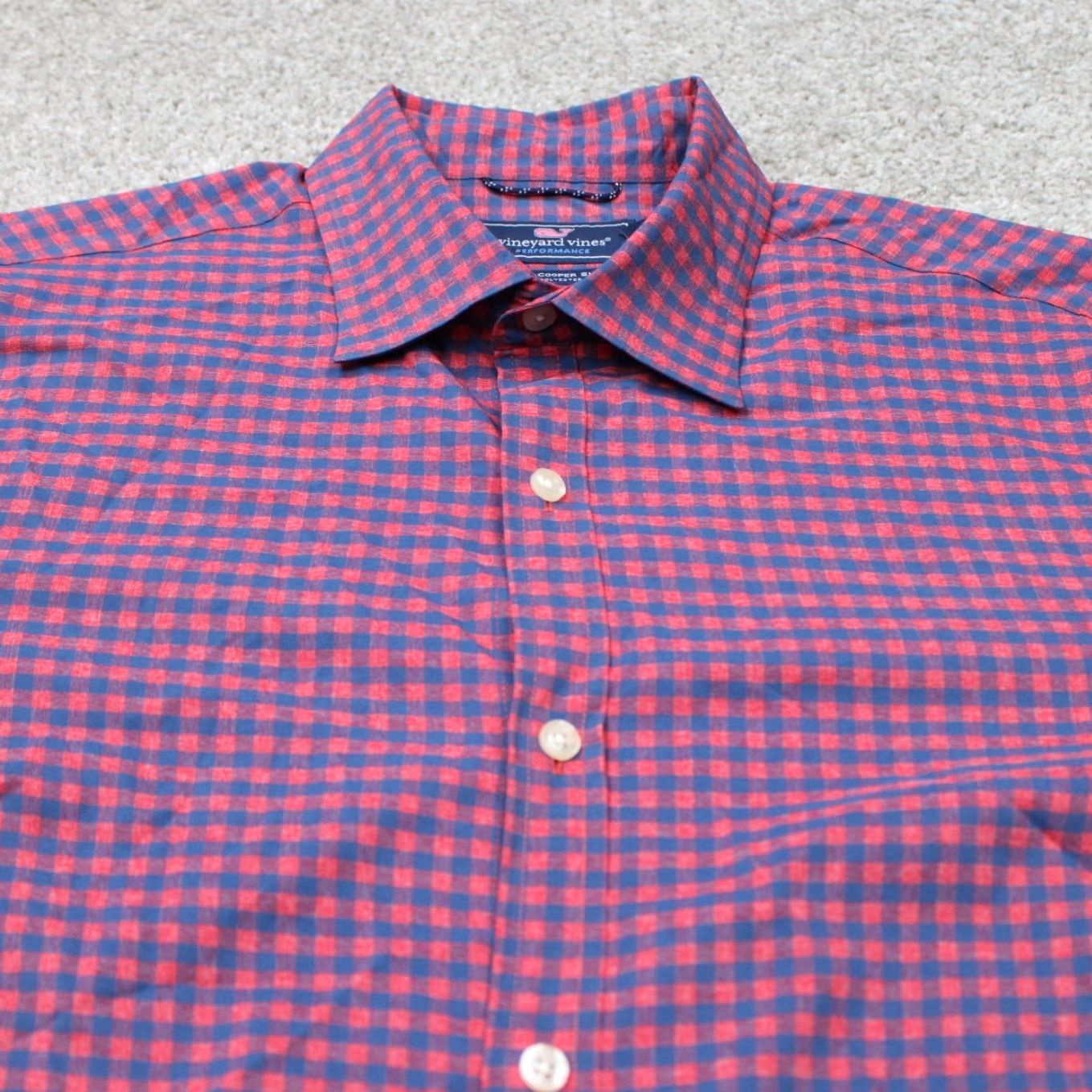Vineyard Vines Vineyard Vines Button-Up Shirt Mens L Slim Fit Plaid Blue Red Cotton Chest 50 Classic Preppy Size US L / EU 52-54 / 3 - 5 Thumbnail