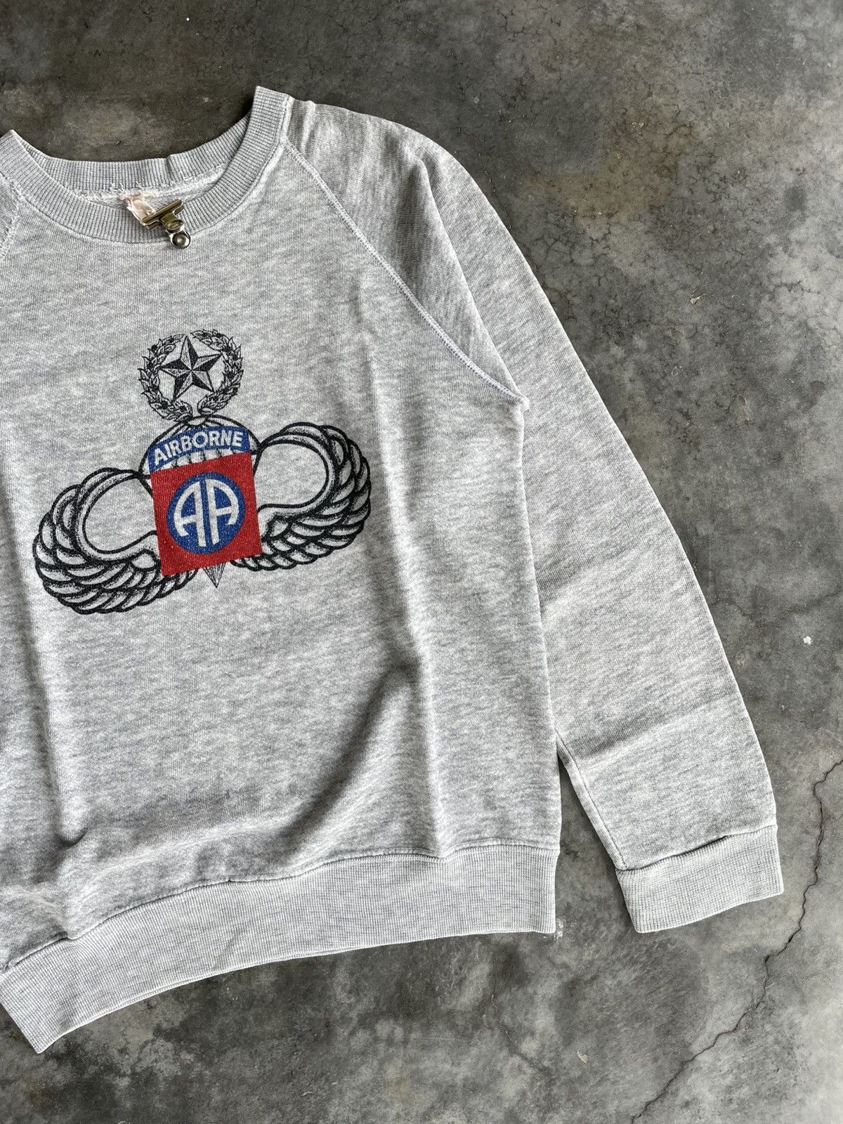 Vintage VTG 80s Airborne Forces U.S. Army Sweatshirt Size US M / EU 48-50 / 2 - 3 Thumbnail