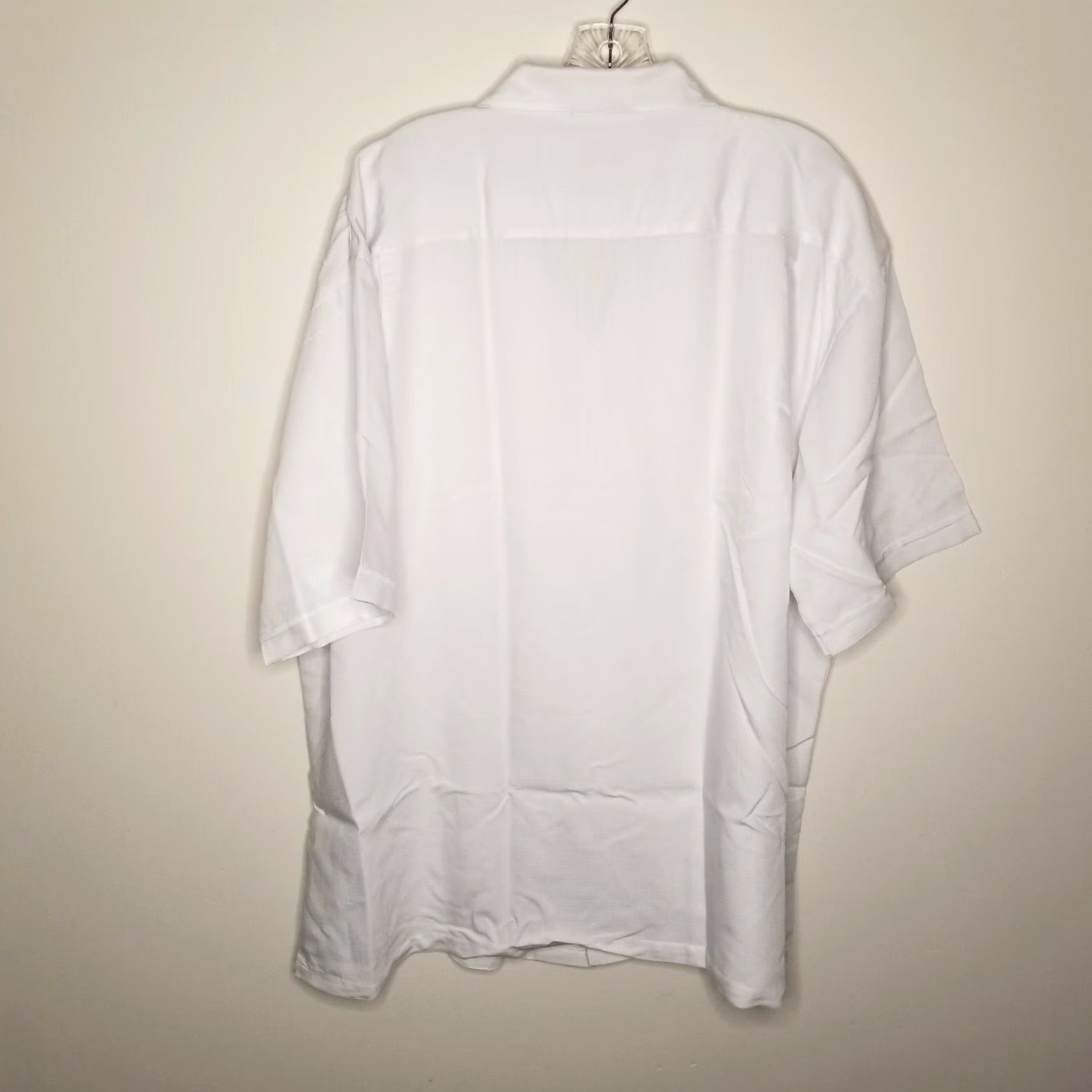 Vintage VINTAGE Off Shore Mens Short Sleeve White Button-Up 3XL Shirt Men Size US 39 - 5 Thumbnail