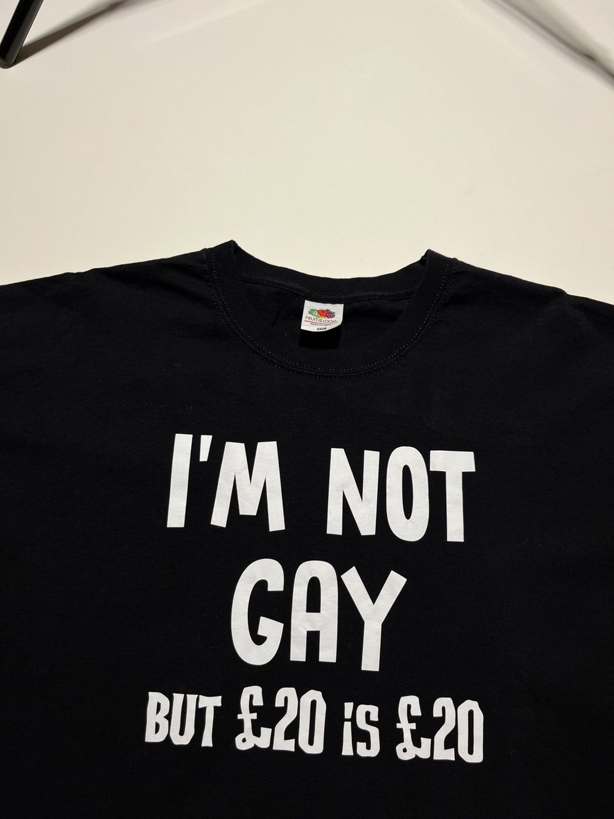 Vintage Vintage Humor Graphic "I'm not gay" T-shirt Size US XXL / EU 58 / 5 - 2 Thumbnail