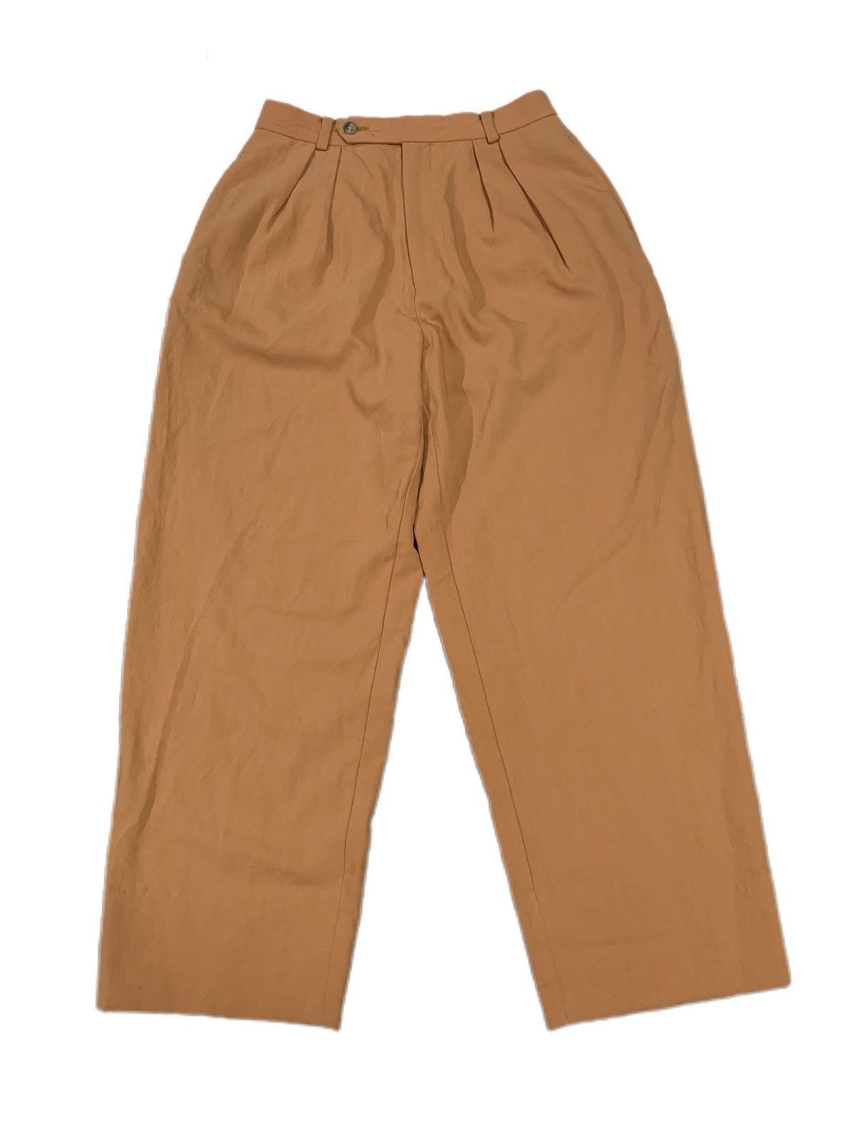 image of Pleats Pant Maxfli By Junko Shimada in Brown Tan, Men's (Size 26)