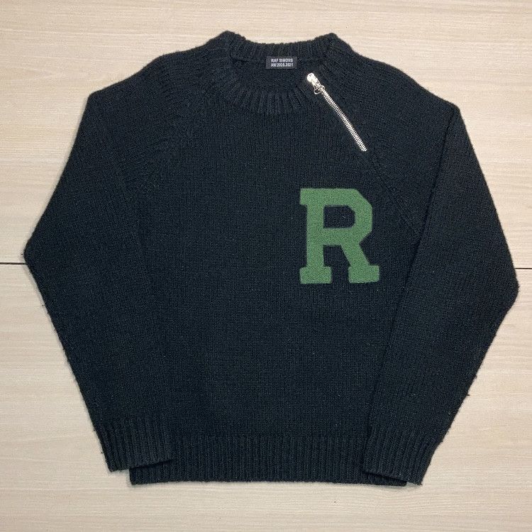raf simons ニット 2021aw Raf Simons 2020-2021 AW Zipper Neck Knit sweater v
