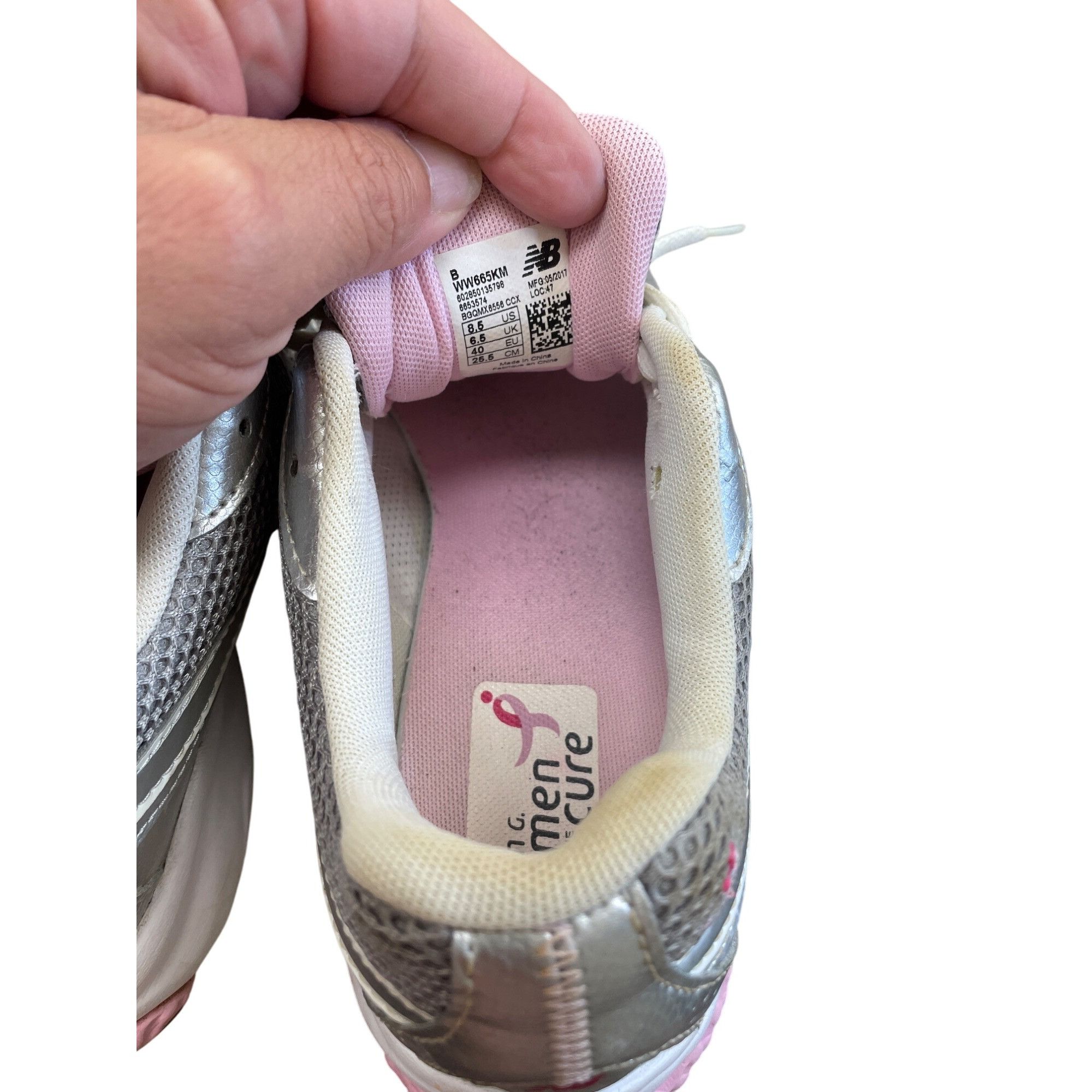 New Balance New Balance 665 Womens Gray Pink Sneakers Size 8.5 SKU 8536 Size US 8.5 / IT 38.5 - 8 Thumbnail