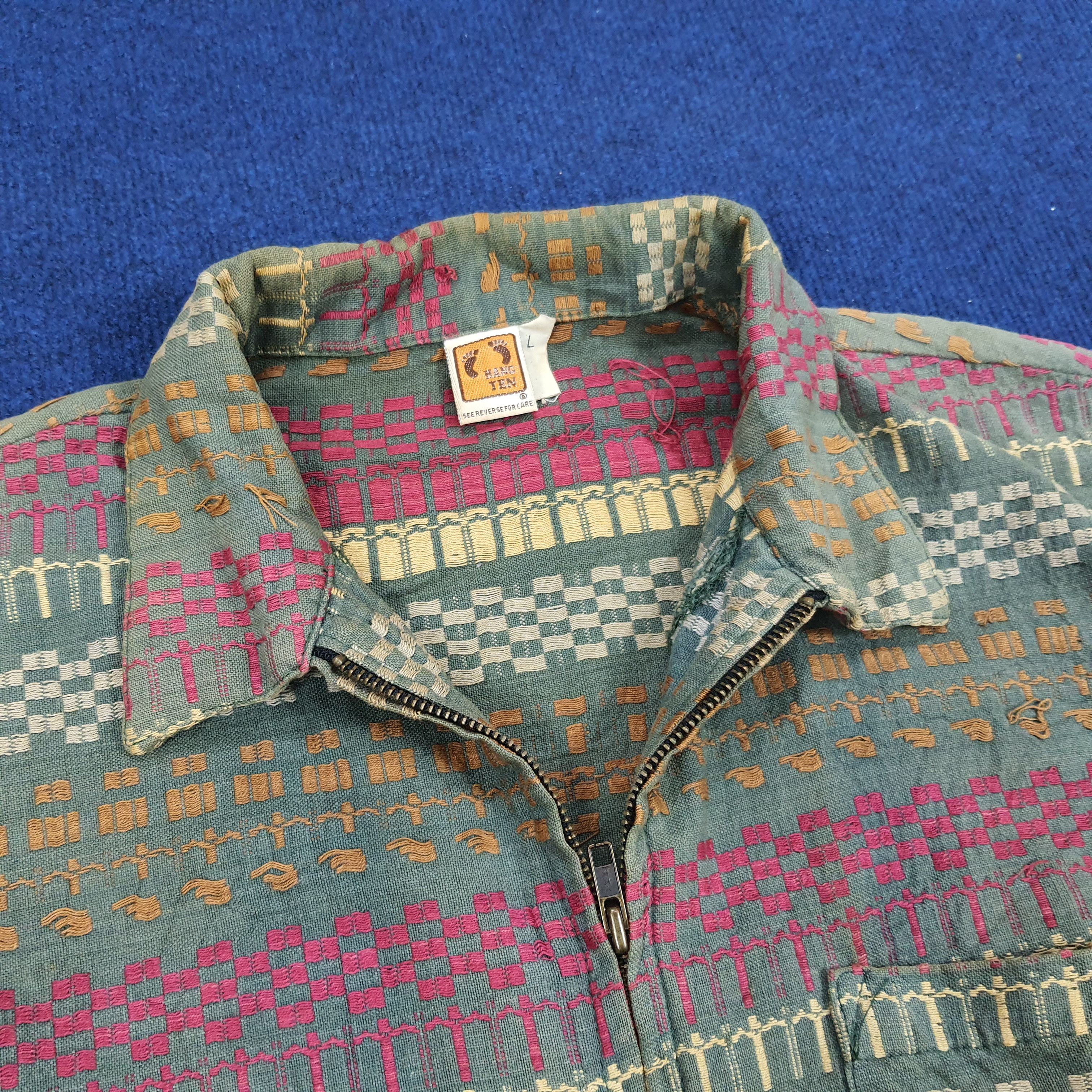 Hang Ten × Vintage Vintage Hang Ten Button Up Shirt Size US L / EU 52-54 / 3 - 6 Thumbnail