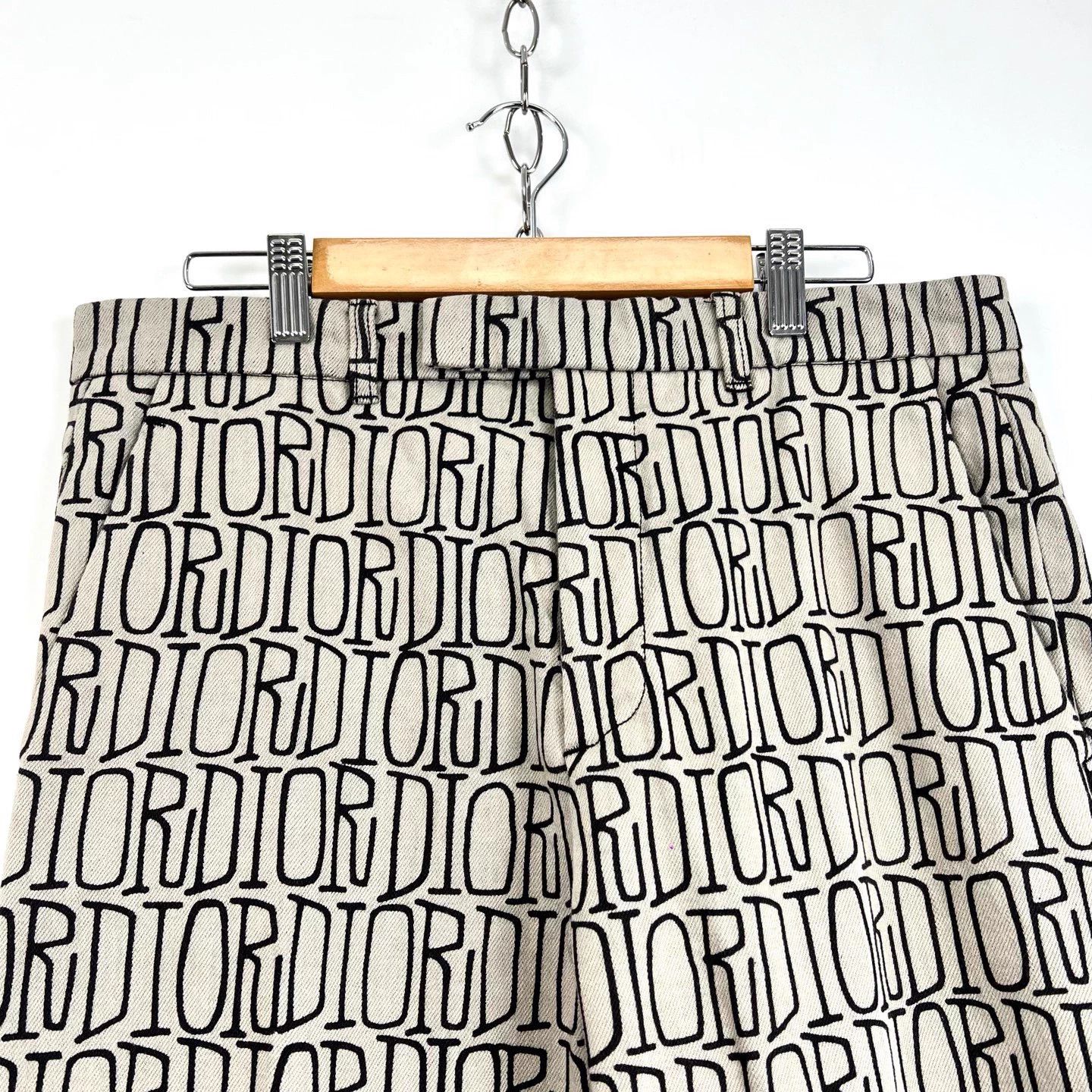 Dior Dior x Stussy All-Over Print Straight Jeans 48 Size US 32 / EU 48 - 3 Thumbnail