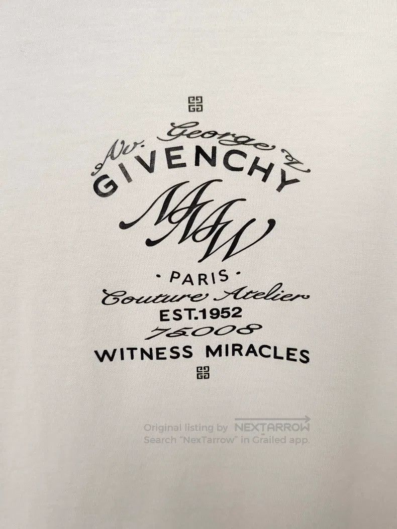 Givenchy Givenchy Men's New Logo Printed Short Sleeve Size US S / EU 44-46 / 1 - 4 Thumbnail