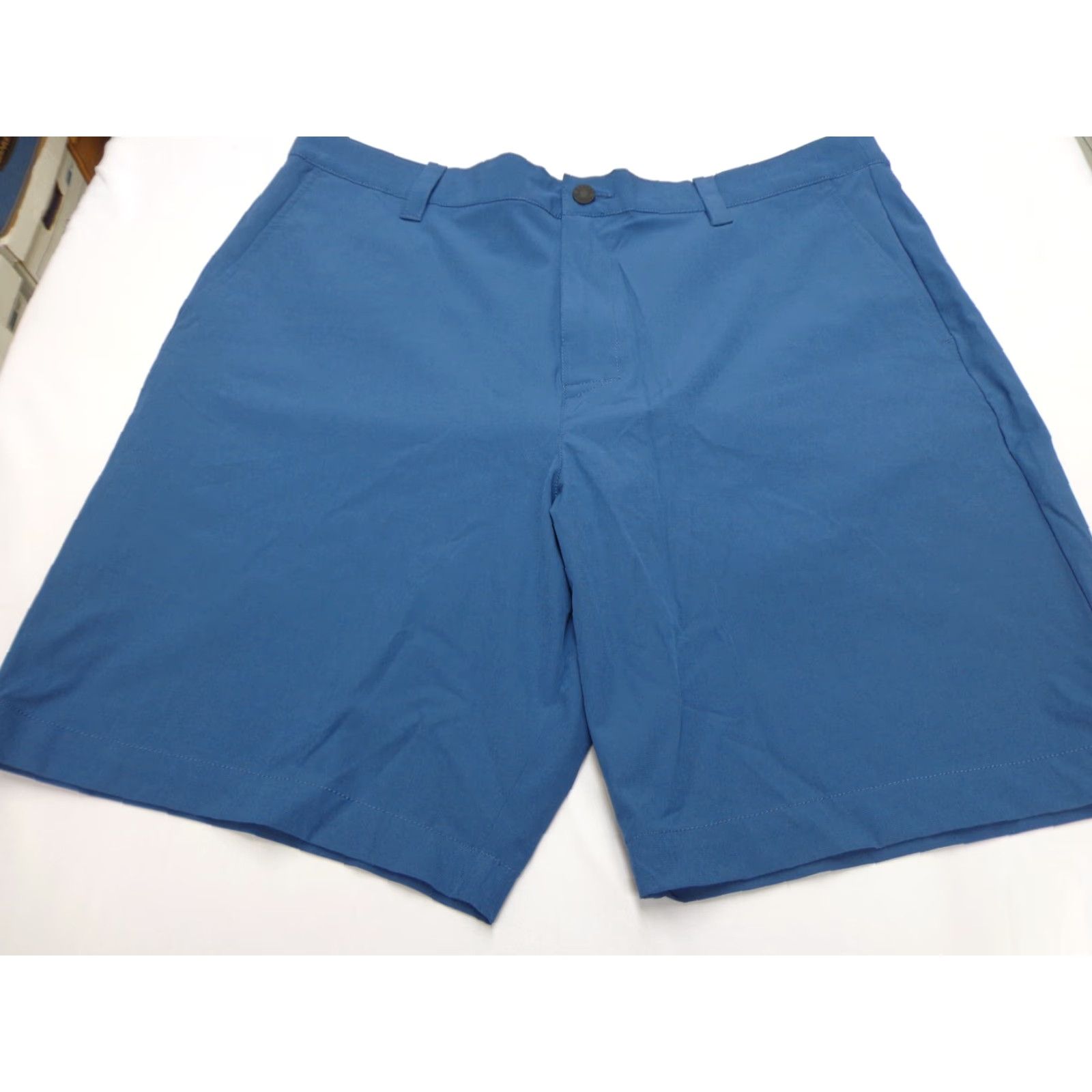 Banana Republic BANANA REPUBLIC Shorts Mens Flat Front Blue Size 40 NEW Comfort Stretch Waist Regular 40 Blue Mens Size US 40 / EU 56 - 4 Thumbnail