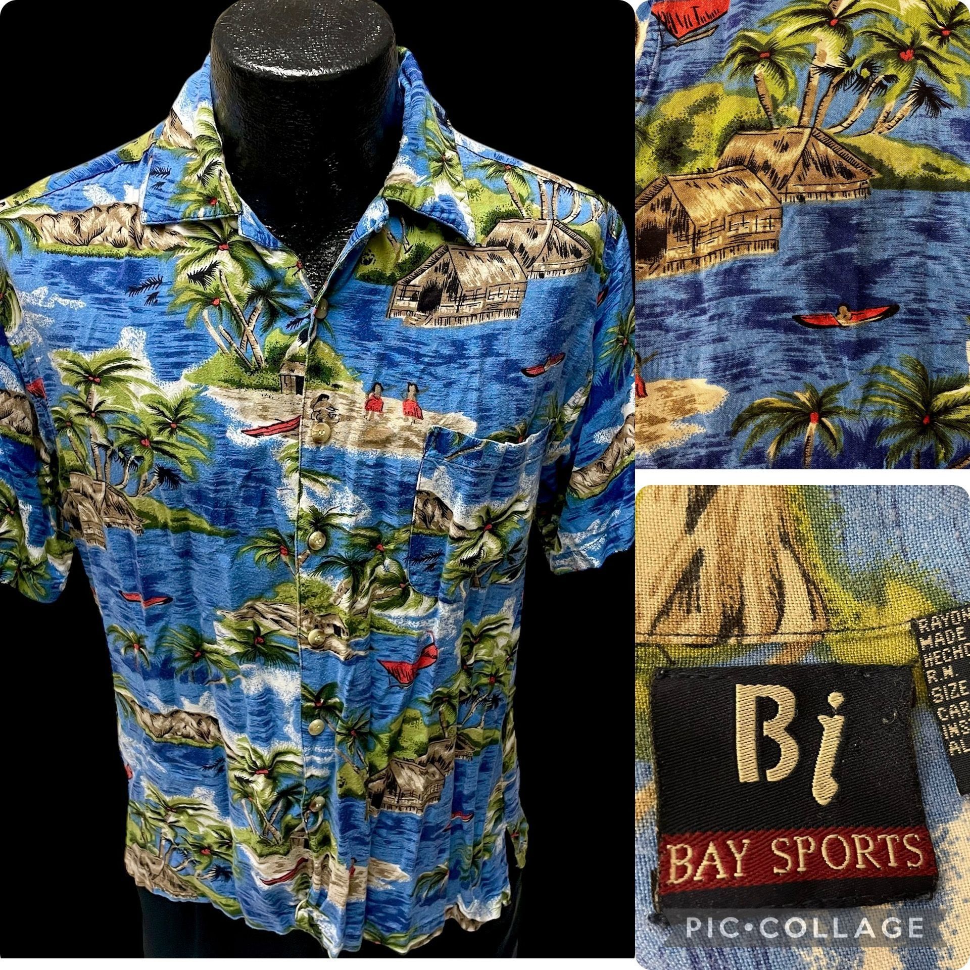 Other Vtg BI Bay Sports Hawaiian SURFING SAVAGES Tropical Shirt Size US M / EU 48-50 / 2 - 1 Thumbnail
