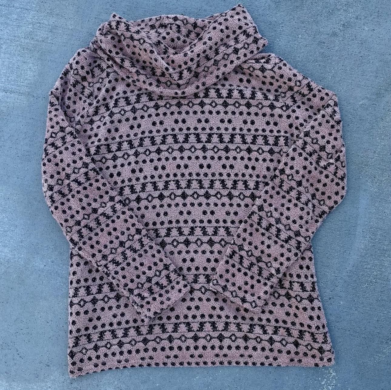 Croft & Barrow Croft & Barrow Fair Isle Pink Turtleneck Sweater Size L / US 10 / IT 46 - 1 Thumbnail