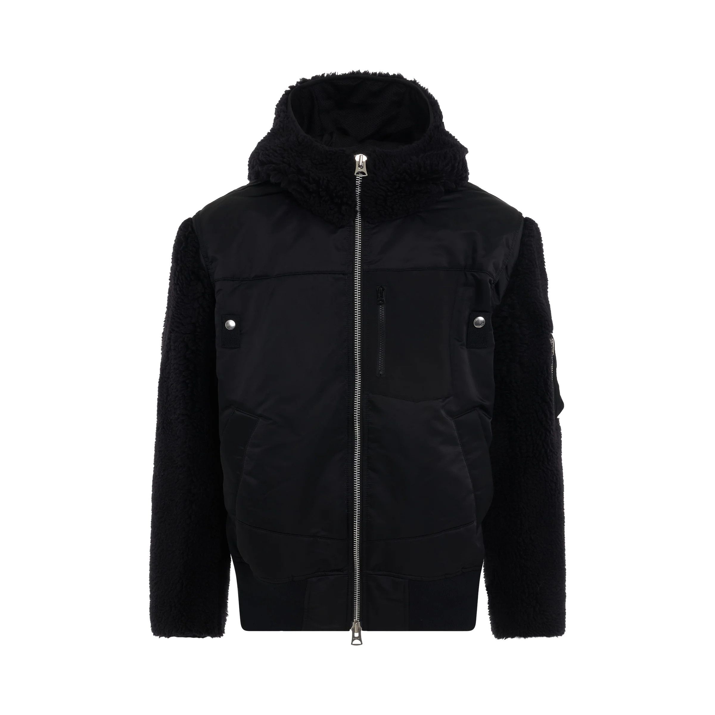 Sacai o1mris0824 Twill Blouson in Black Size US S / EU 44-46 / 1 - 1 Thumbnail