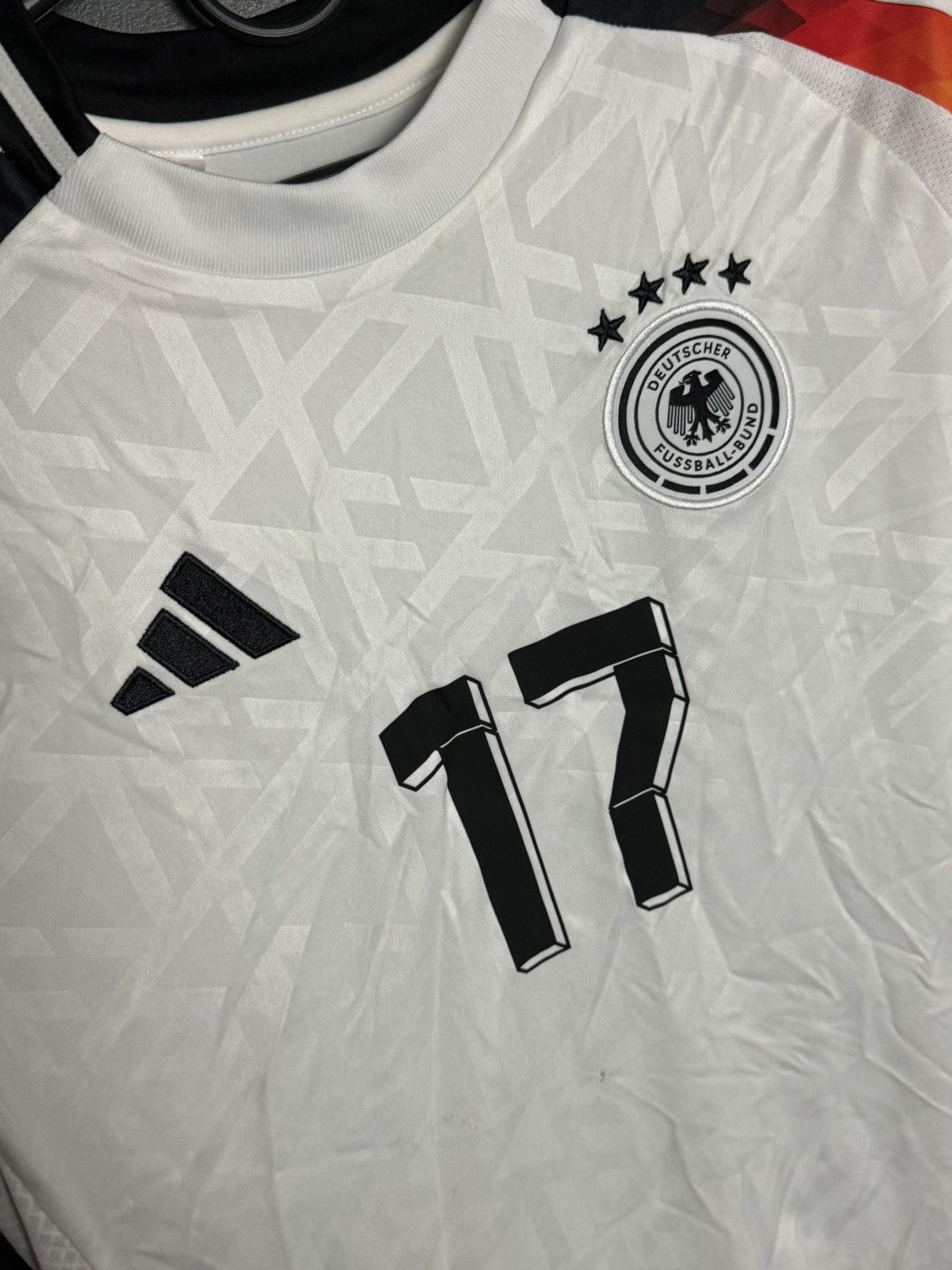 Adidas KIDS Germany 2024 Wirtz Football Jersey Size US XS / EU 42 / 0 - 4 Thumbnail