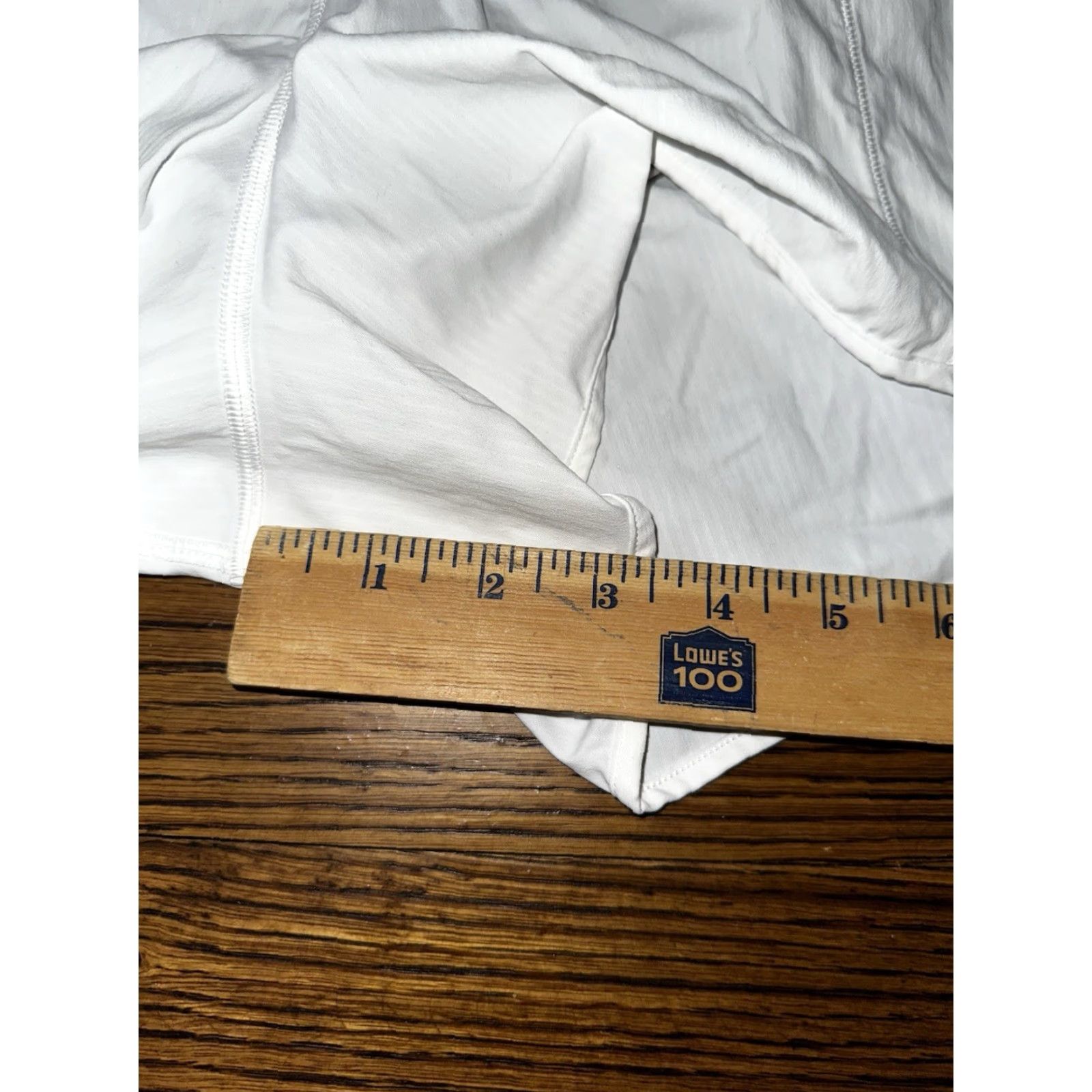 Lululemon Lululemon Short II 3.5” Womens 12 White Lined Running Gym & Training Athletic Shorts Size 34" / US 12 / IT 48 - 8 Thumbnail