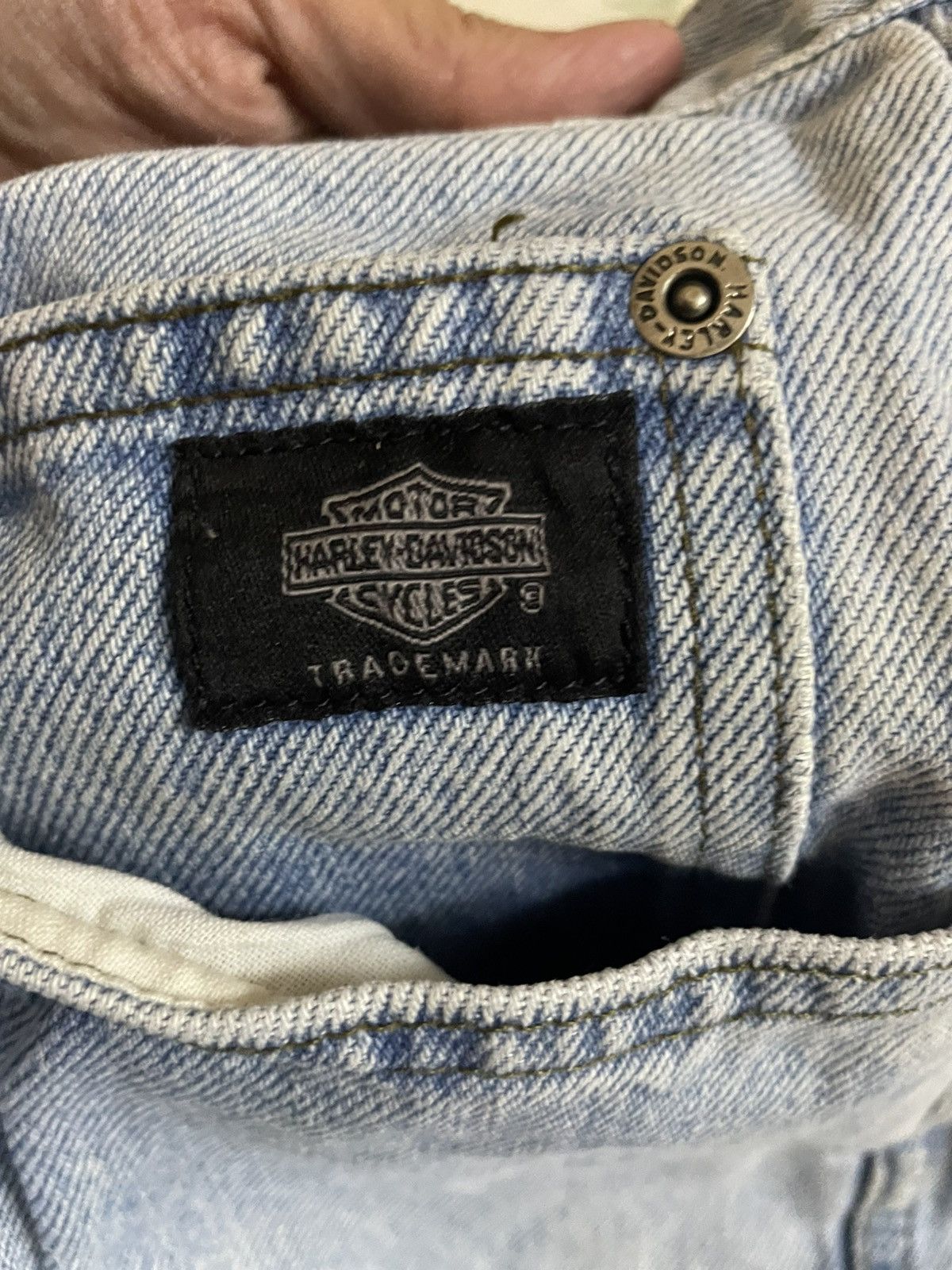 Harley Davidson × Vintage Vintage Harley Davidson Jeans Size US 38 / EU 54 - 8 Thumbnail