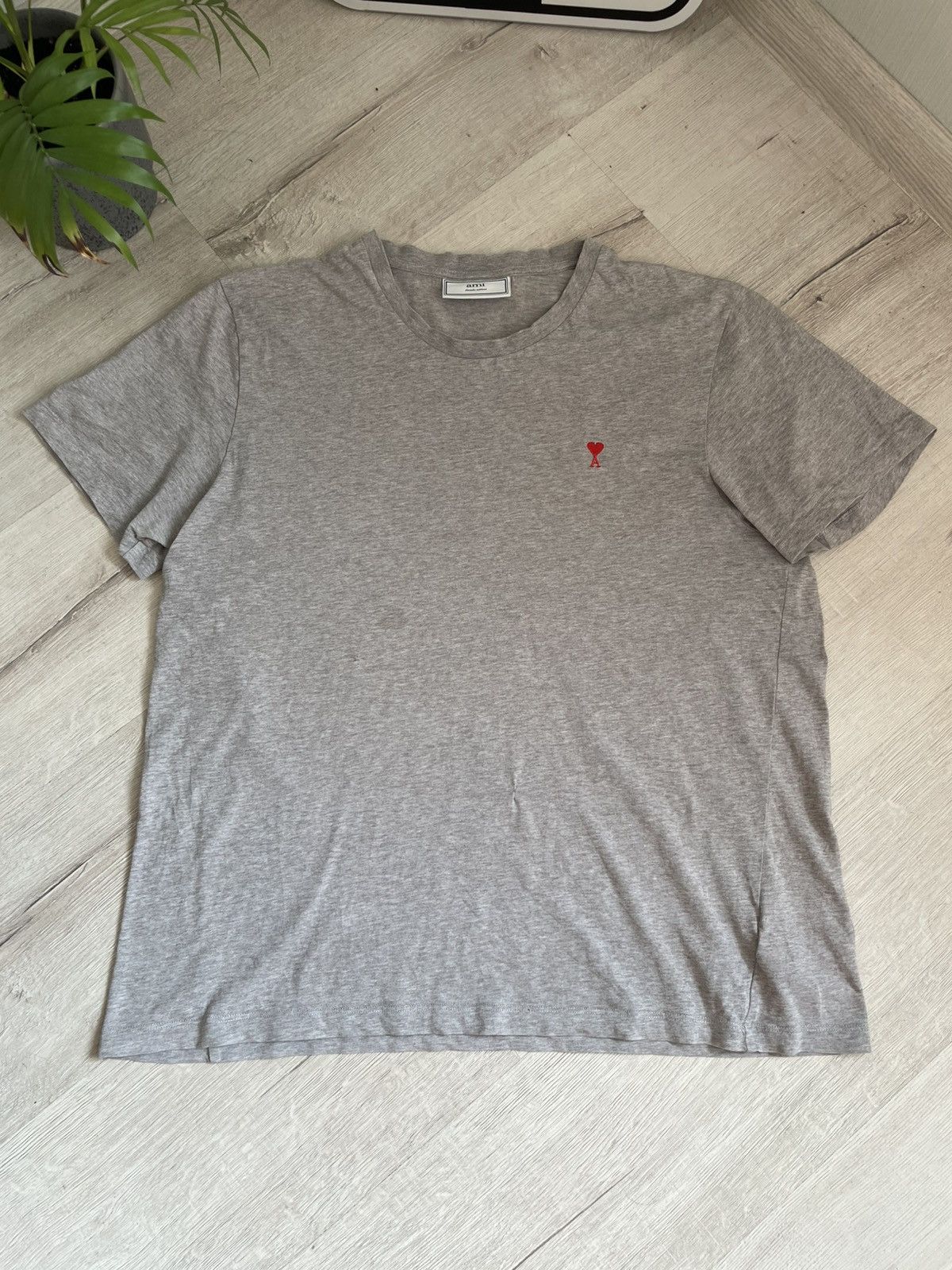 AMI × Designer AMI Paris T-shirt Small Logo A Heart Hypebeast Distresed y2k Size L / US 10 / IT 46 - 4 Thumbnail