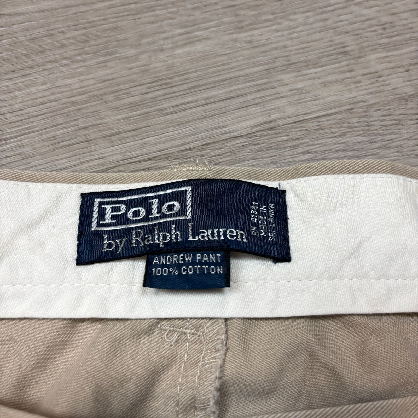 Polo Ralph Lauren × Vintage Vintage Polo Ralph Lauren Andrew Chino Pants Men's 38x28 Size US 38 / EU 54 - 4 Thumbnail