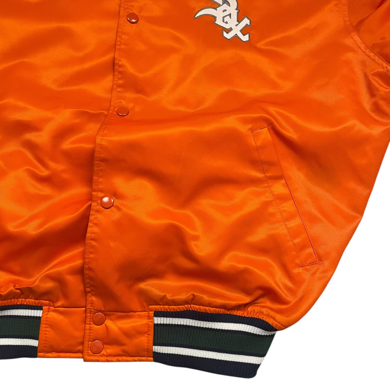 MLB RARE VTG 90s 00s CHICAGO WHITE SOX STARTER SATIN JACKET XL Size US XL / EU 56 / 4 - 8 Thumbnail