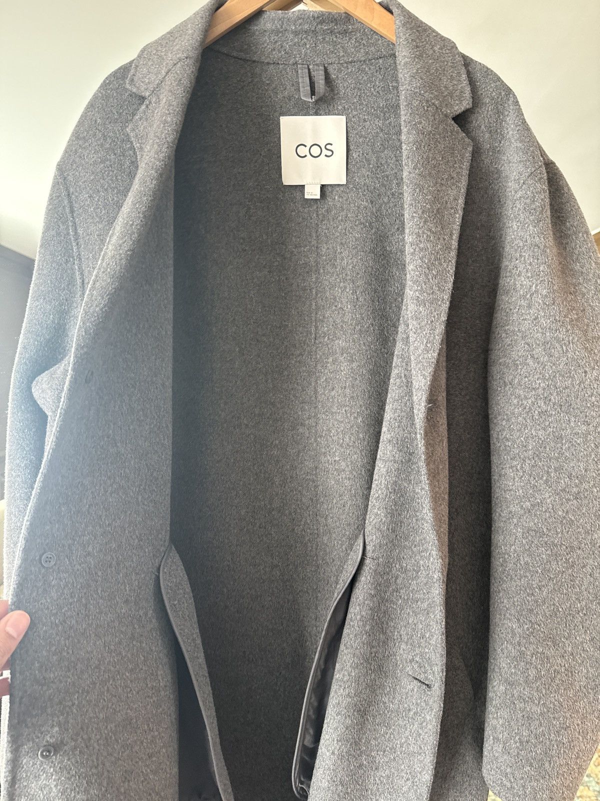 Cos COS Single breasted Gray Relaxed Fit Coat Size US M / EU 48-50 / 2 - 4 Thumbnail