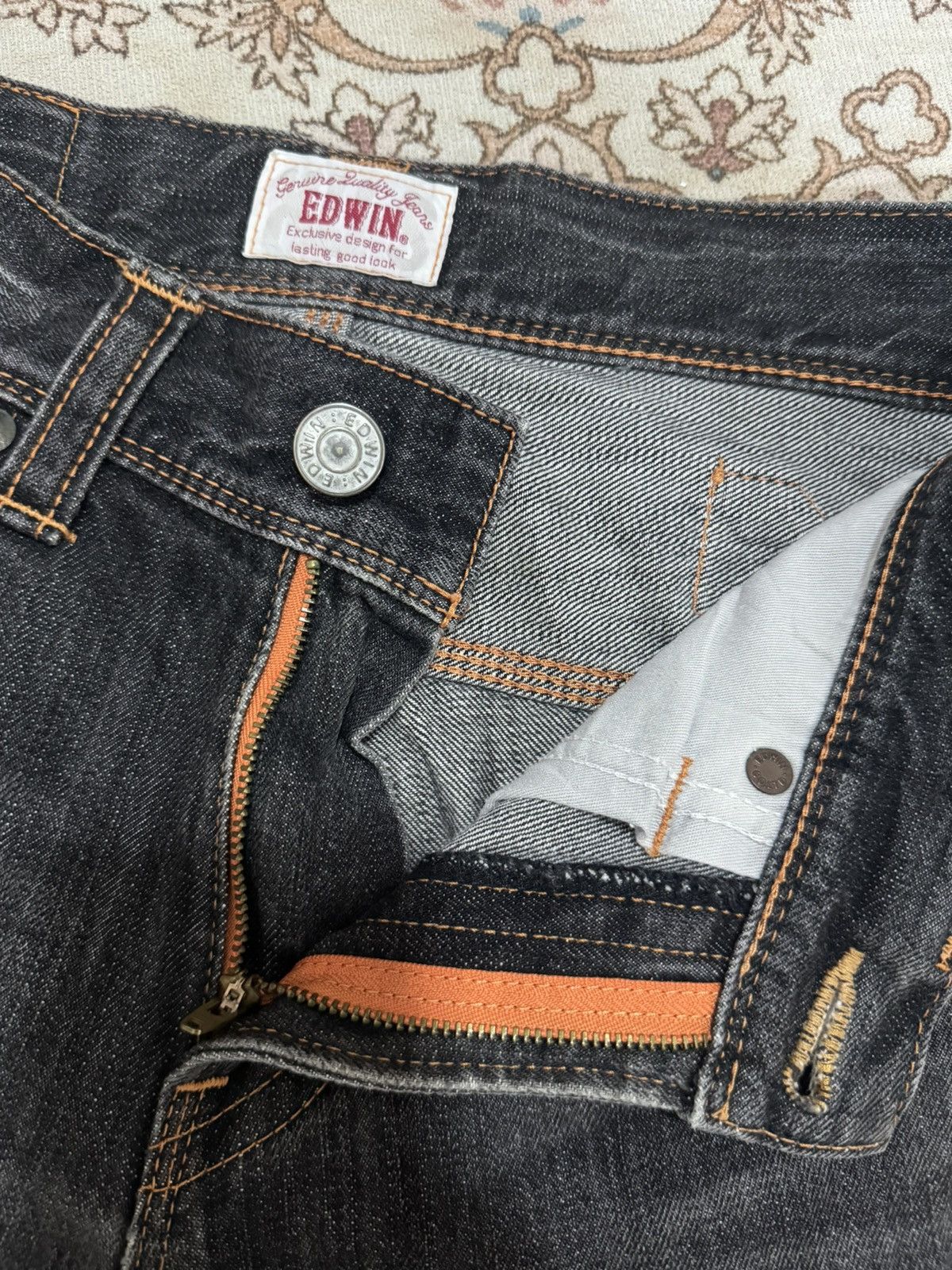 Edwin Vintage Edwin XV Distressed Flared Jeans Size US 31 - 11 Thumbnail