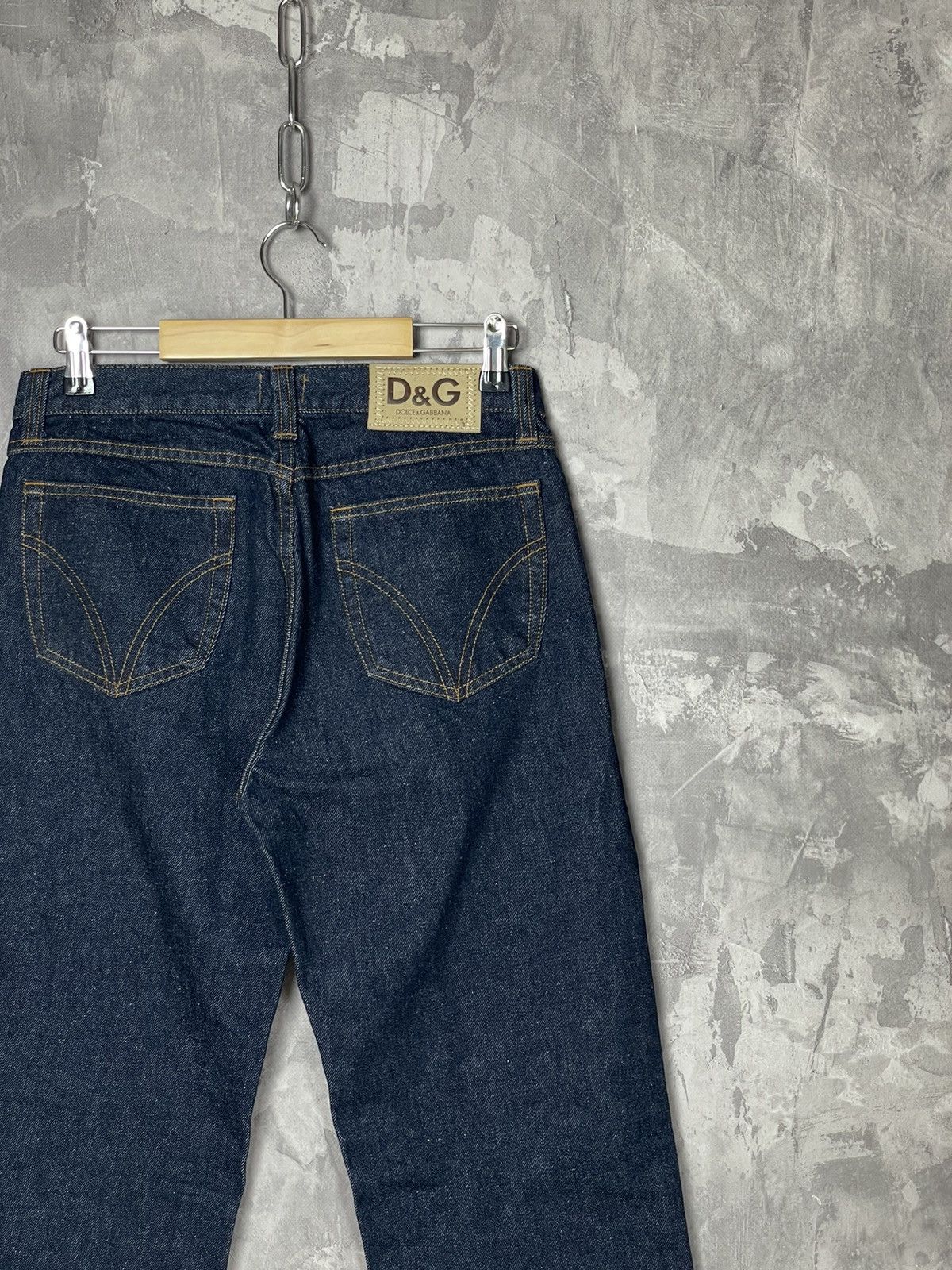 Luxury🔥 Vintage Dolce&Gabbana Y2K Crazy Denim Jeans Pants