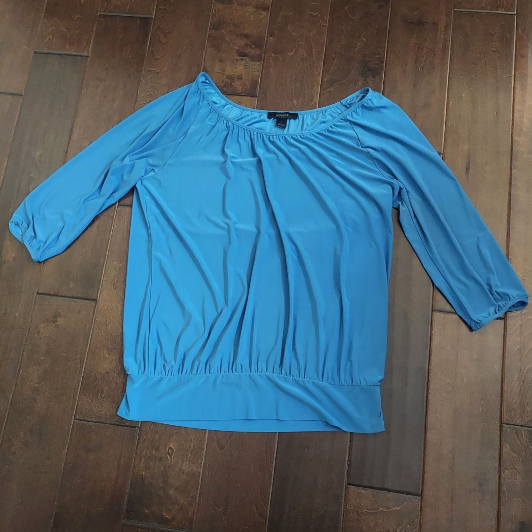 Express Express Blouse Womens L Blue Women Size Size L / US 10 / IT 46 - 2 Thumbnail