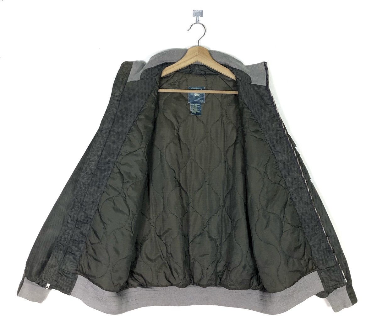 DuPont RARE🔥VINTAGE STUSSY X DUPONT STEALTH CAMO BOMBER JACKET Size US L / EU 52-54 / 3 - 2 Thumbnail
