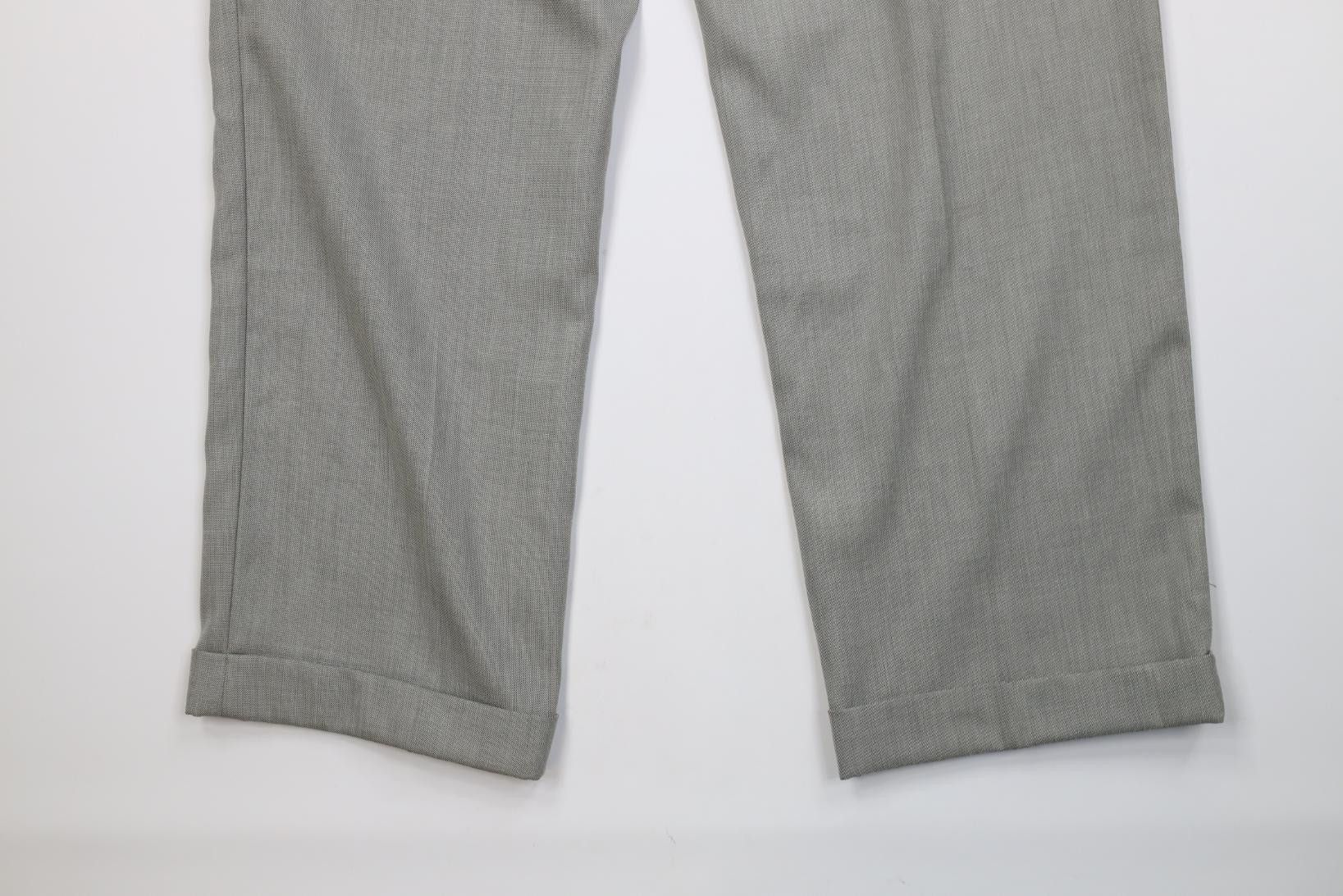 Vintage Vintage 90s Streetwear Gabardine Knit Wide Leg Chino Pants Size US 32 / EU 48 - 14 Thumbnail