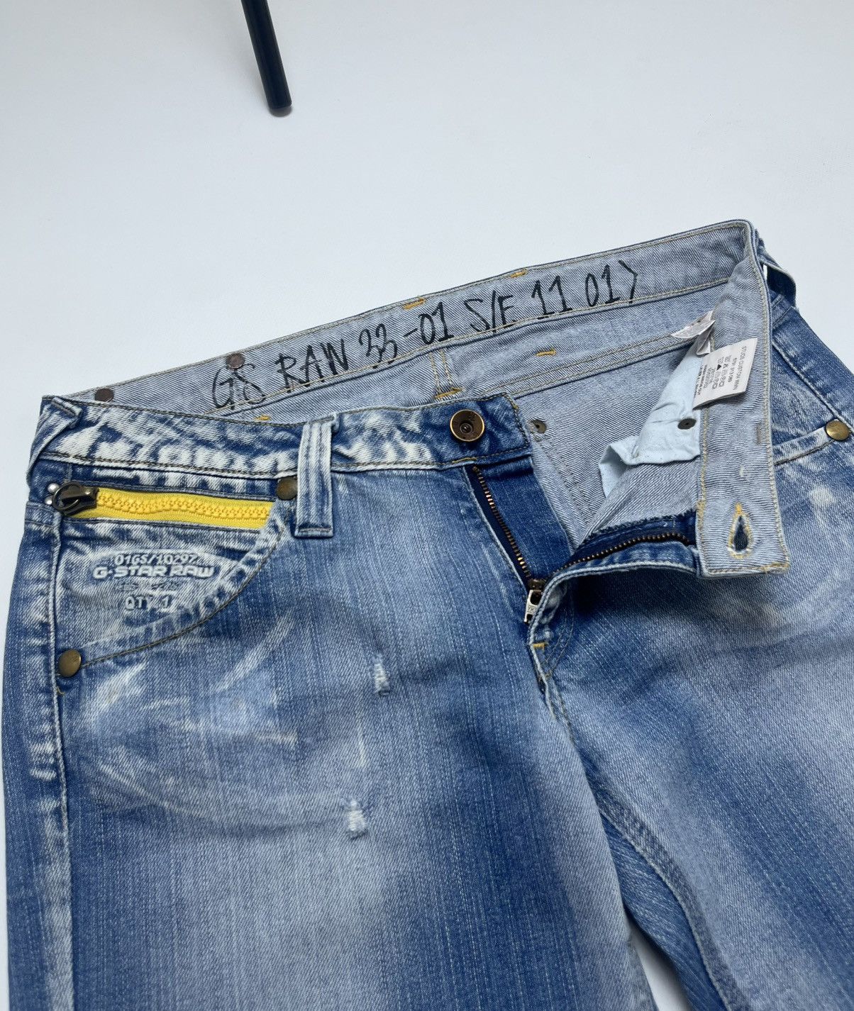 Junya Watanabe Crazy G-Star If Six Was Nine Flared Jeans 90s Size US 31 - 12 Thumbnail