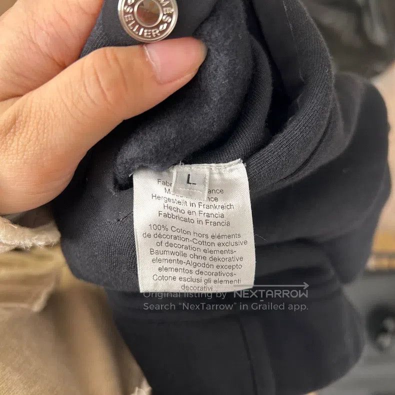 Hermes Hermes Black Hooded Sweatshirt Size L / US 10 / IT 46 - 4 Thumbnail