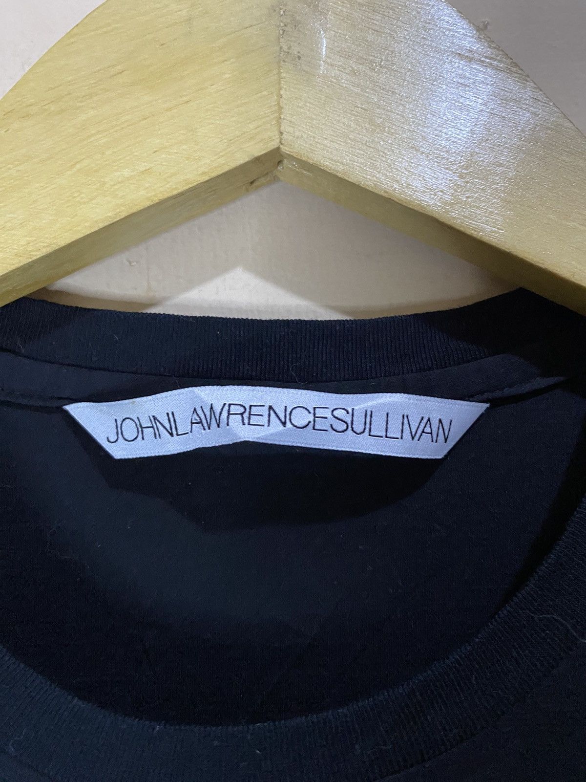 Designer × JOHN LAWRENCE SULLIVAN × Japanese Brand John Lawrance Sullivan Black Tshirt Size ONE SIZE - 5 Thumbnail