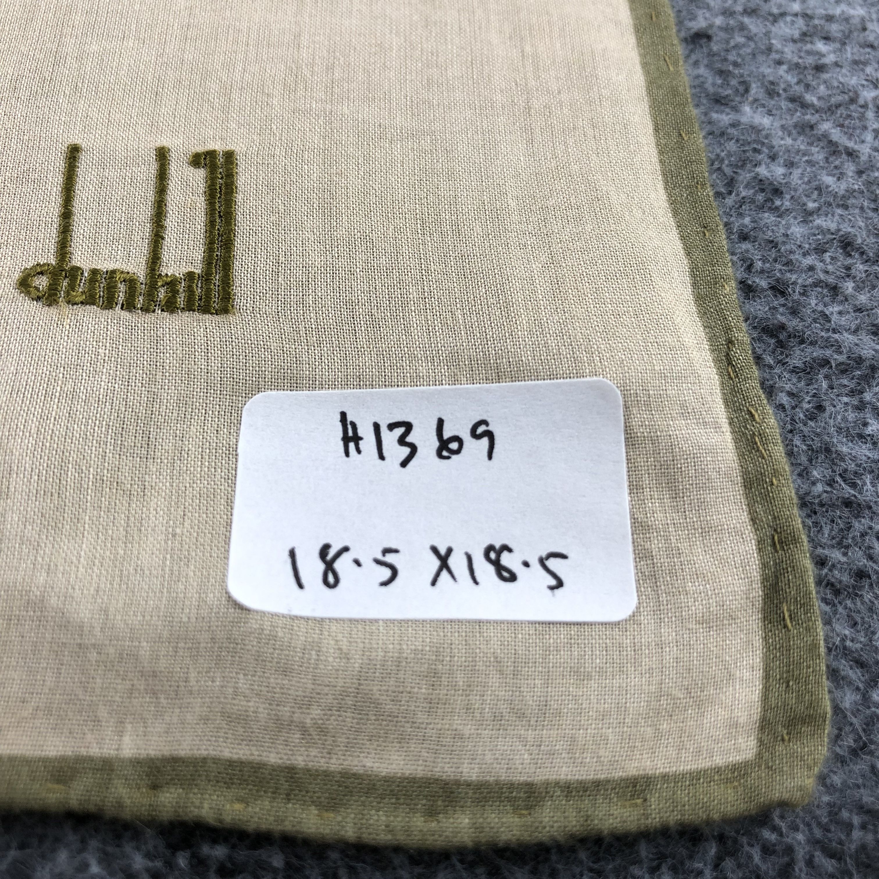 Alfred Dunhill Dunhill Handkerchief Neckerchief Bandana H1369 Size ONE SIZE - 7 Thumbnail