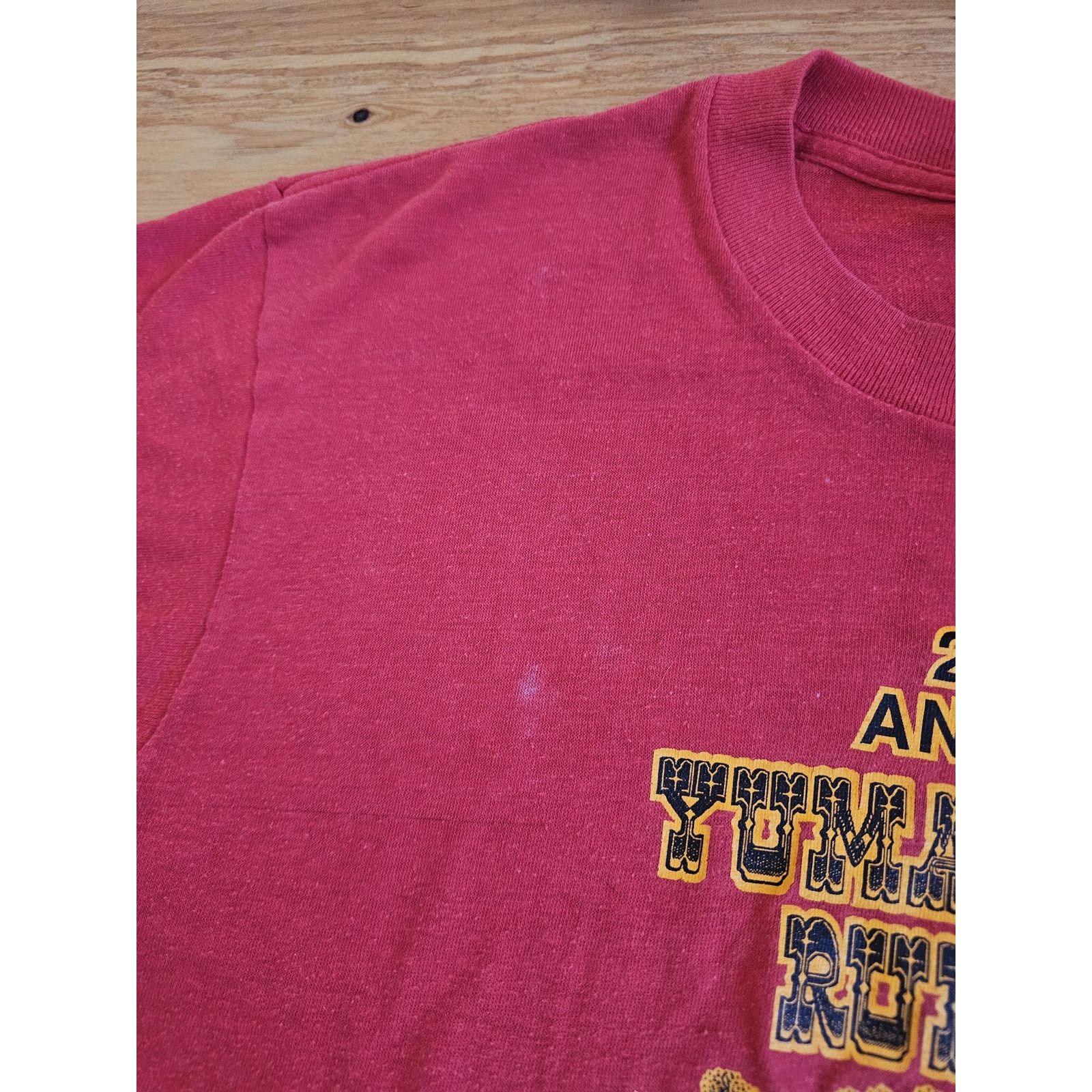 Other 80s Harley Davidson Yuma Prison Run Squirrels Red Shirt Sz M Size US M / EU 48-50 / 2 - 5 Thumbnail