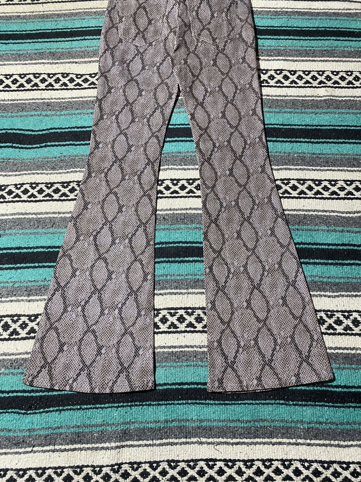 If Six Was Nine Vida Roseo Snake Skin Denim Pants Size 26" / US 2 / IT 38 - 5 Thumbnail