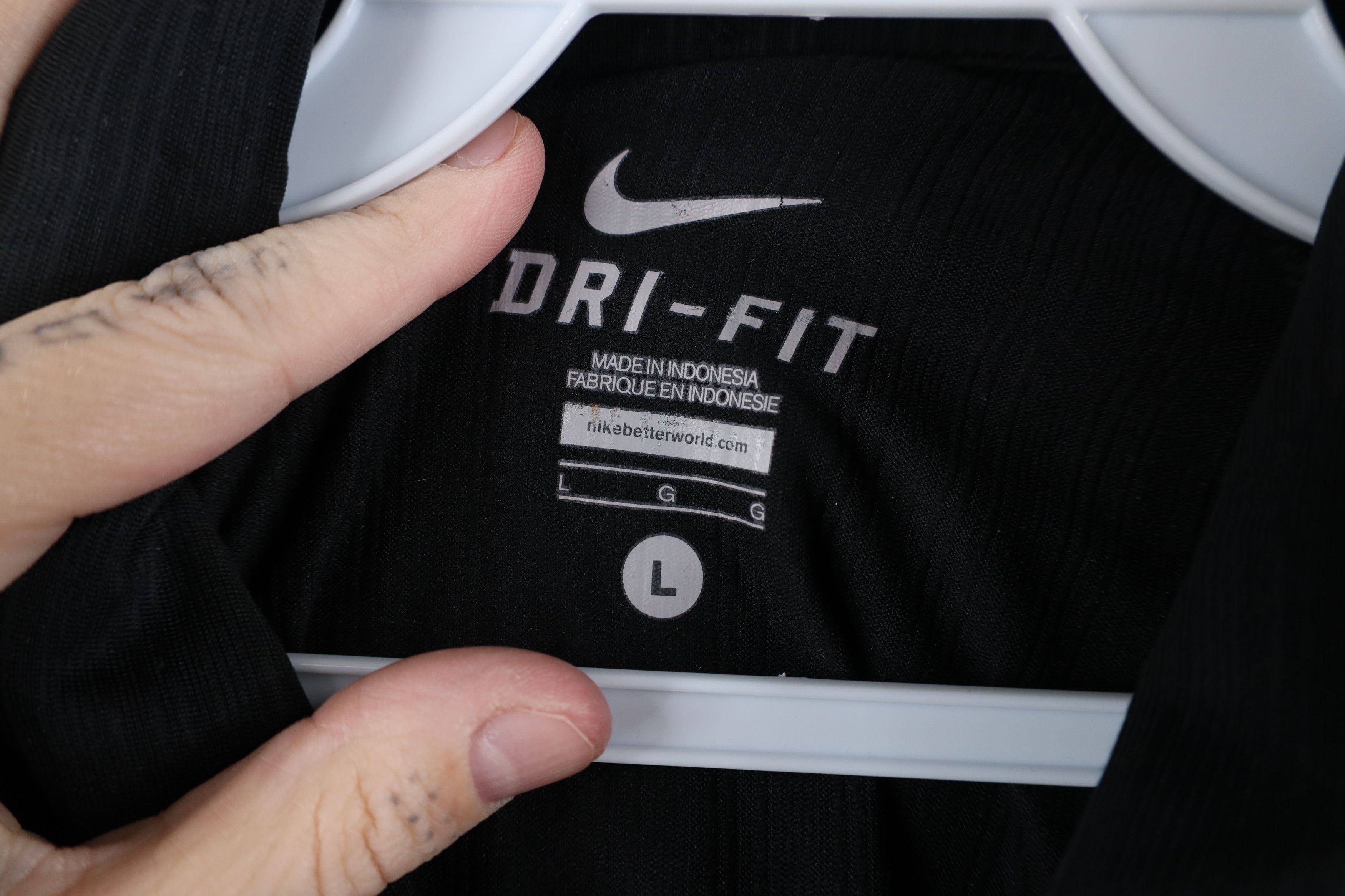 Nike × Vintage Nike University of Central Collared Golf Polo Shirt Black Size US L / EU 52-54 / 3 - 10 Thumbnail