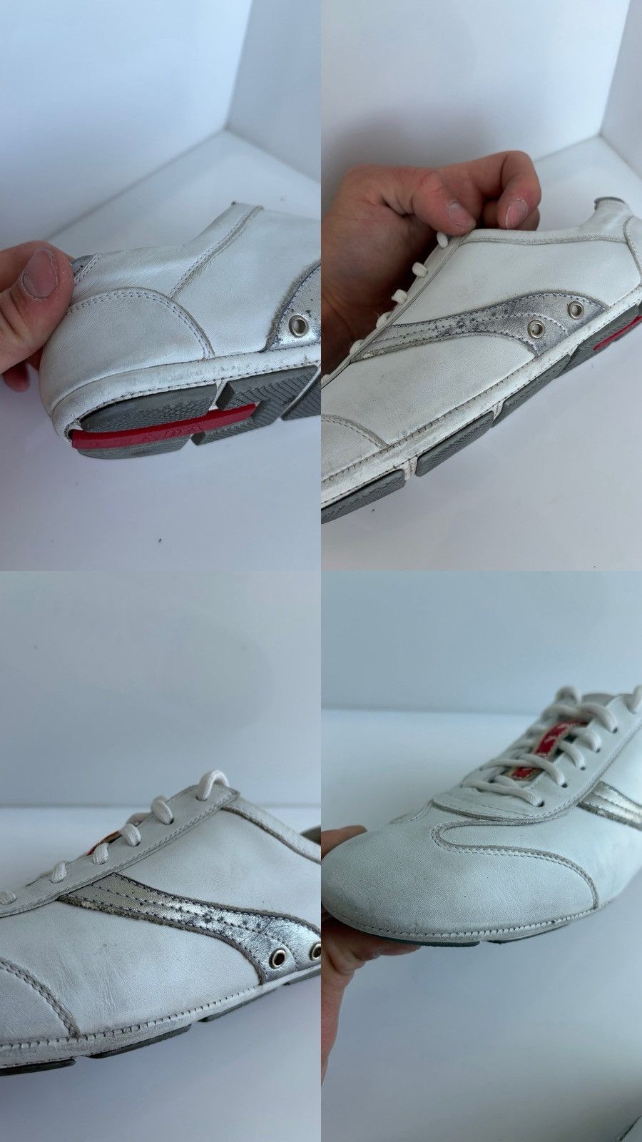 Prada 90S Prada Monte Carlo Driving Leather Sneakers Americas Cup Size US 7.5 / IT 37.5 - 16 Thumbnail