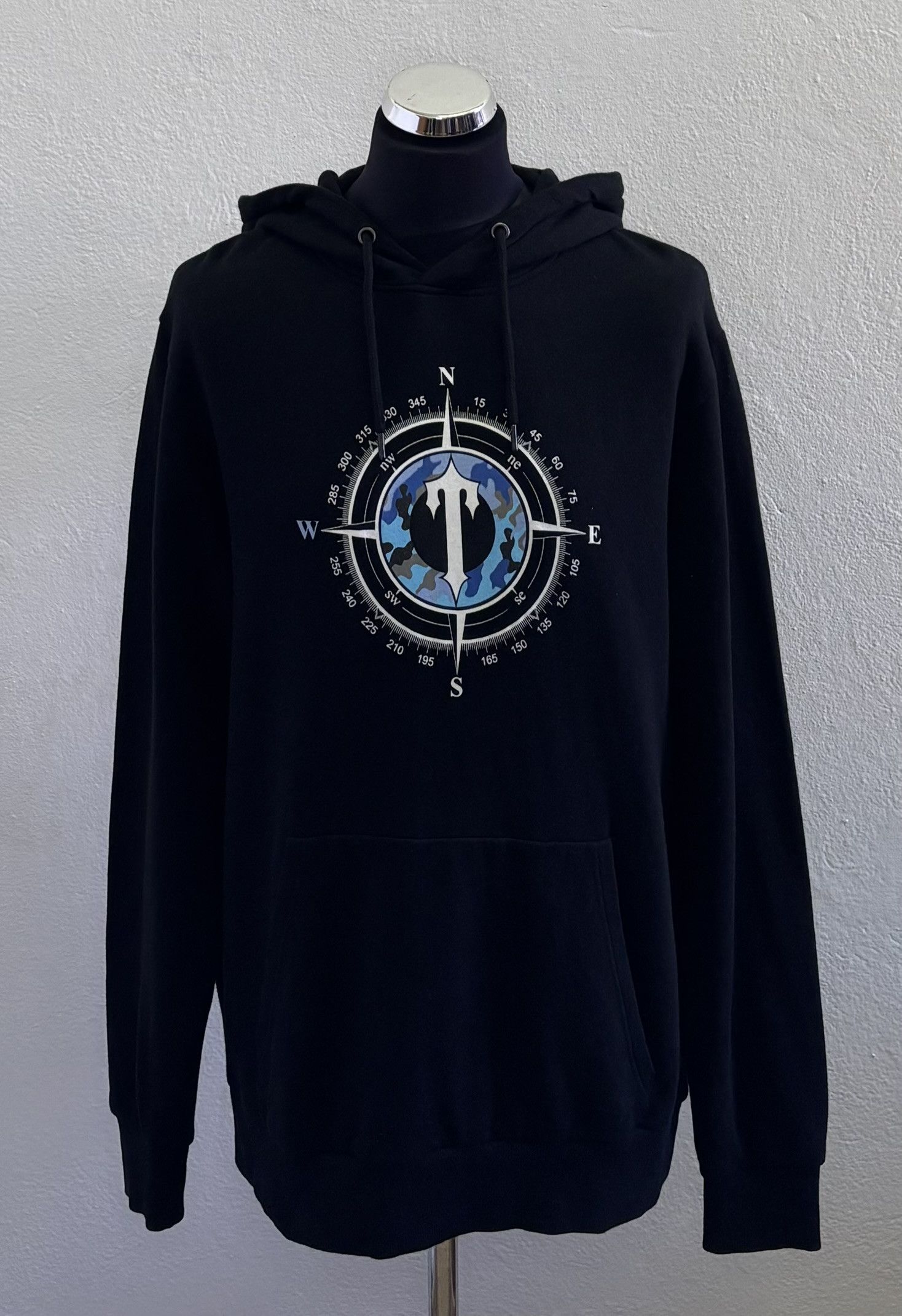 Trapstar London Trapstar Compass Black Hoodie Size XL Size US XL / EU 56 / 4 - 1 Thumbnail