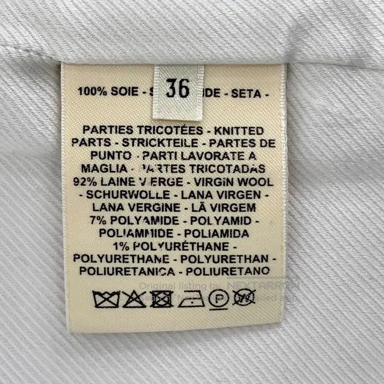 Hermes Hermes Light Blue Silk Printed Collar Zipper Long Sleeve J Size XS / US 0-2 / IT 36-38 - 7 Thumbnail