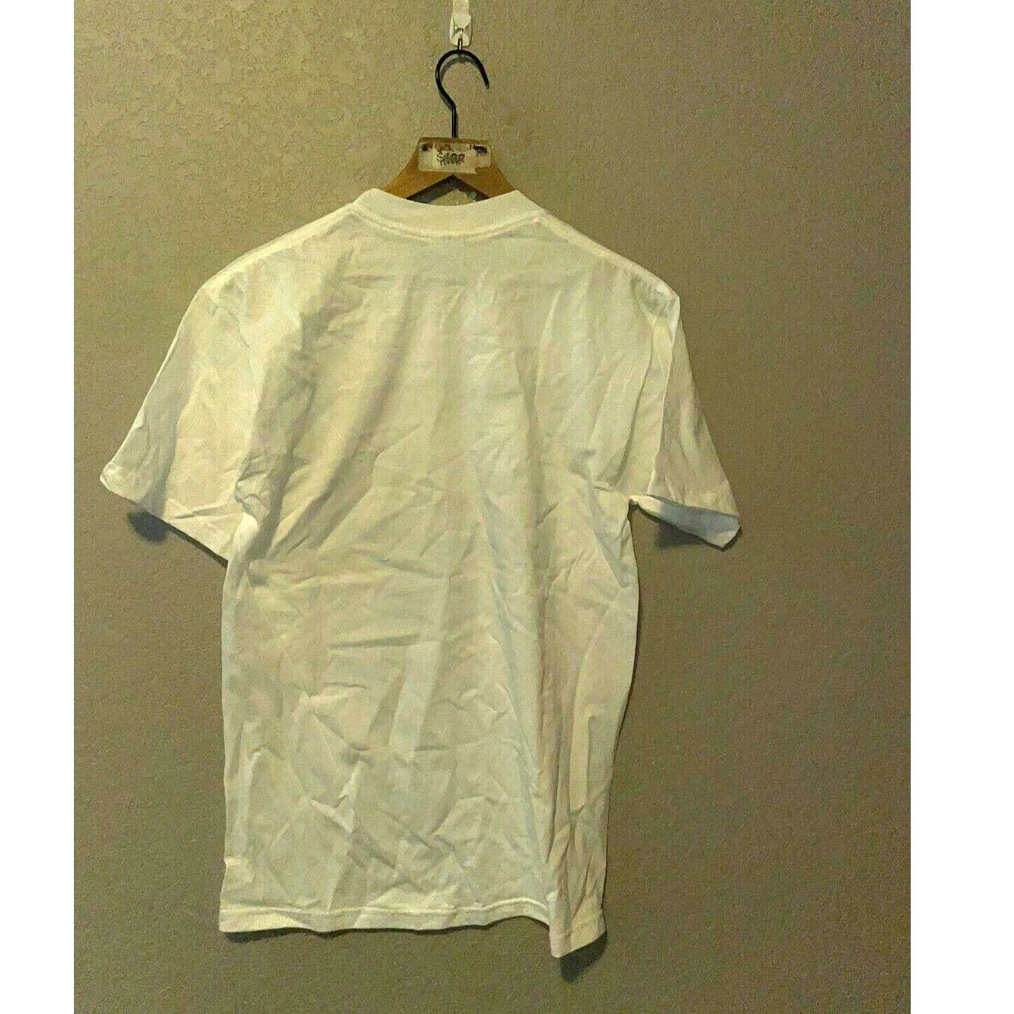 Jerzees Vintage Montana Shirt Gallatin Bike Ride White M Tee Size US M / EU 48-50 / 2 - 9 Thumbnail