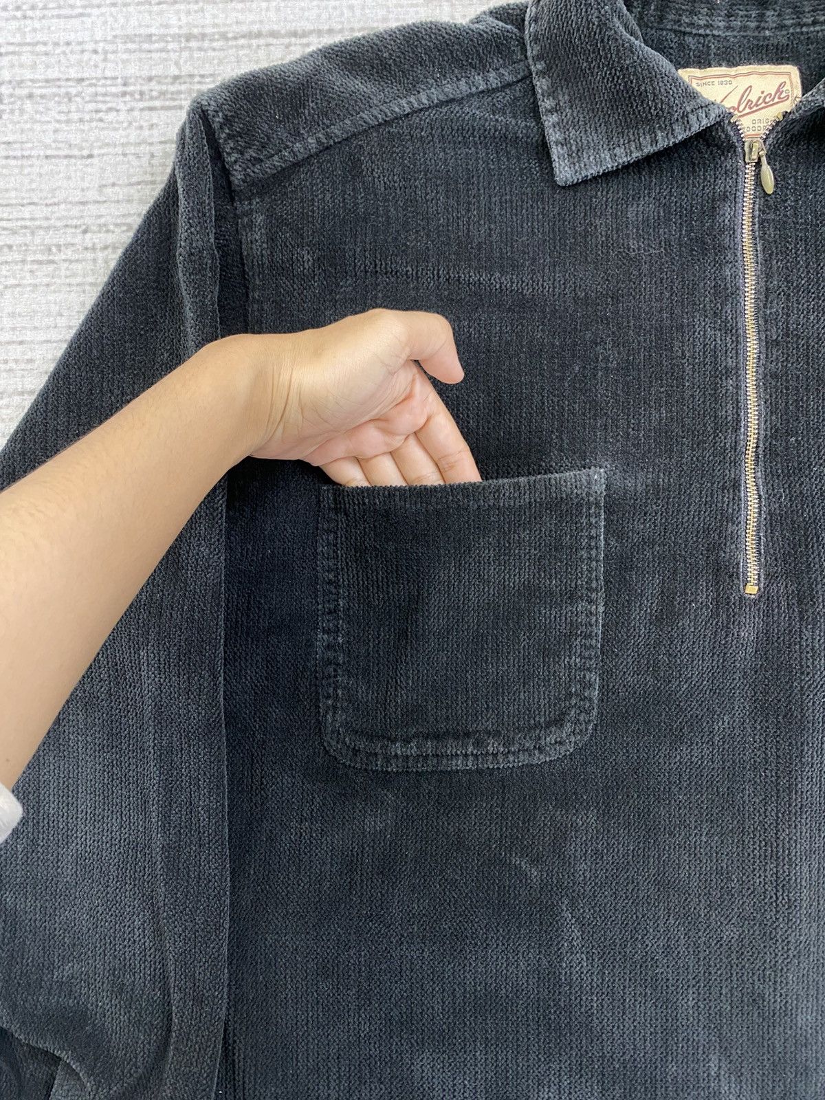 Vintage × Woolrich Woolen Mills Vintage 90s Woolrich Halfzipper Double Pocket Sweater Size M / US 6-8 / IT 42-44 - 6 Thumbnail