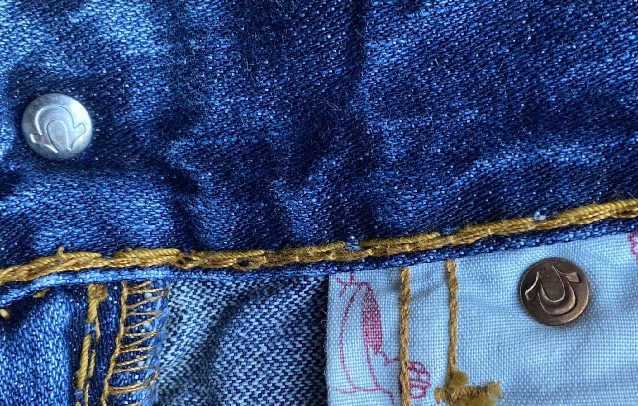 True Religion True Religion Denim Bobby Super T Orange Stitch Size US 29 - 13 Thumbnail