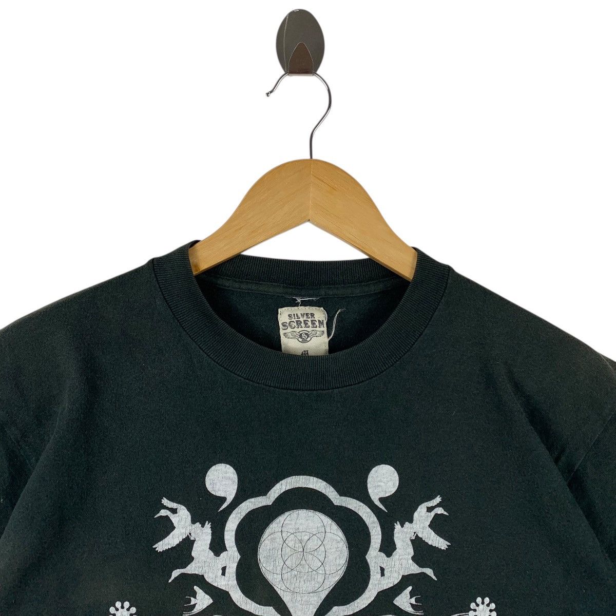 Other Vintage 90s Silver Screen Abstract Graphic Tee Size US M / EU 48-50 / 2 - 2 Thumbnail