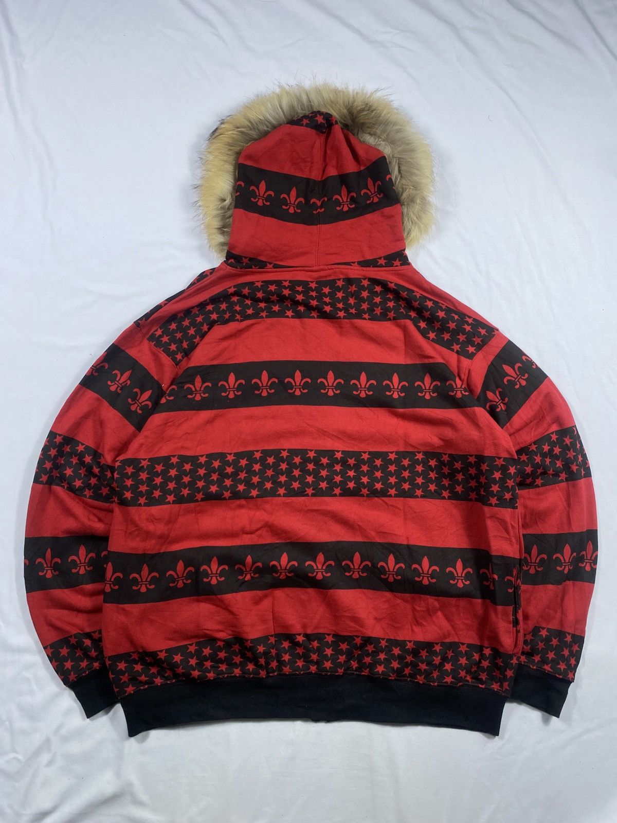 If Six Was Nine Japanese Rank Up Stripe Star Zip Fur lgb ifsix Hoodie Size US XXL / EU 58 / 5 - 4 Thumbnail