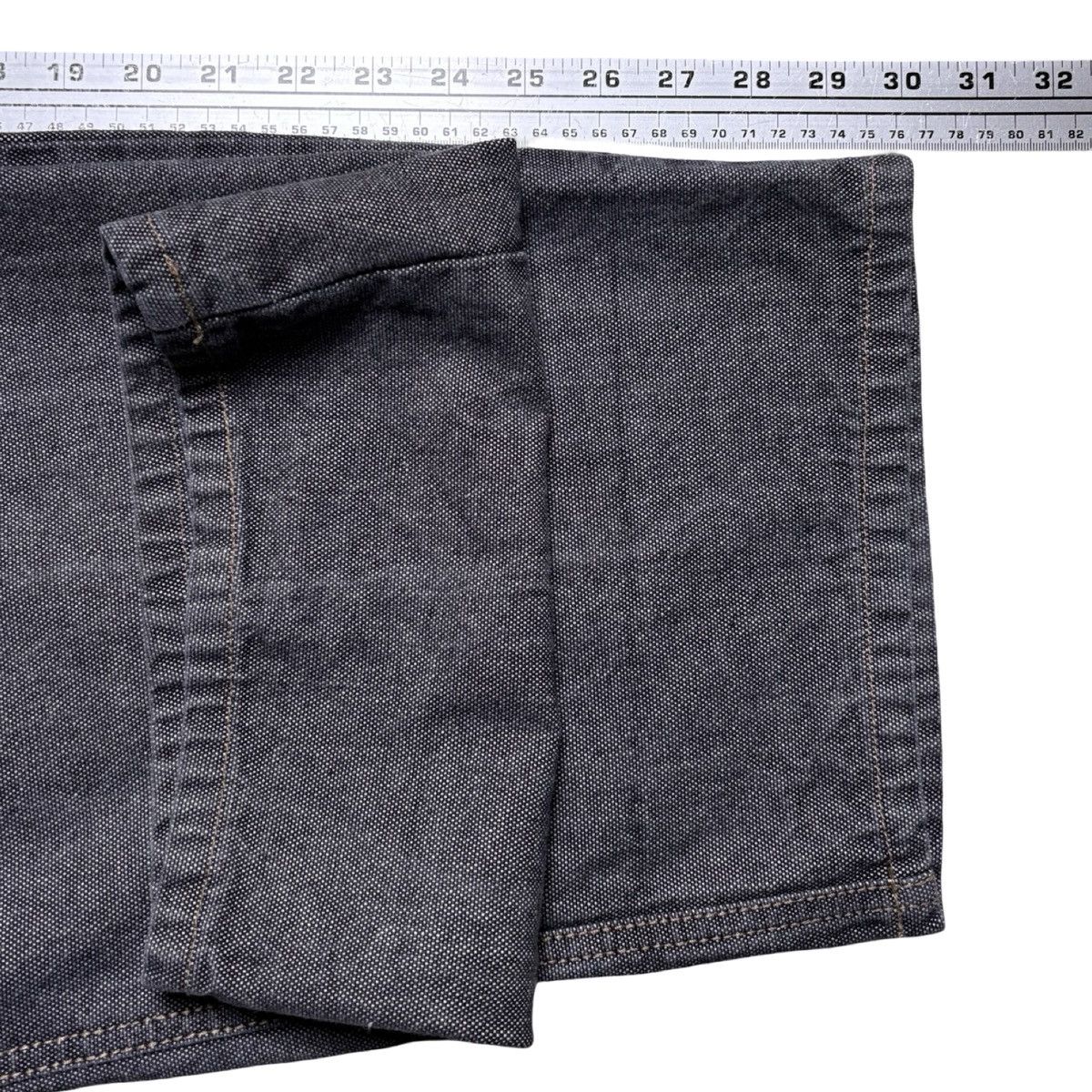 Other Vintage Culture Y2K Gray Denim Jeans Wide Leg Skater 34X32 Size US 34 / EU 50 - 6 Thumbnail