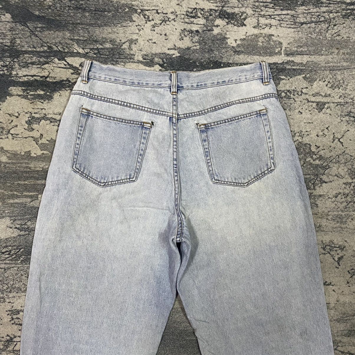 L.L. Bean × Vintage Vintage LL Bean Faded Light Washed Oversize Baggy Denim jean Size 33" - 7 Thumbnail