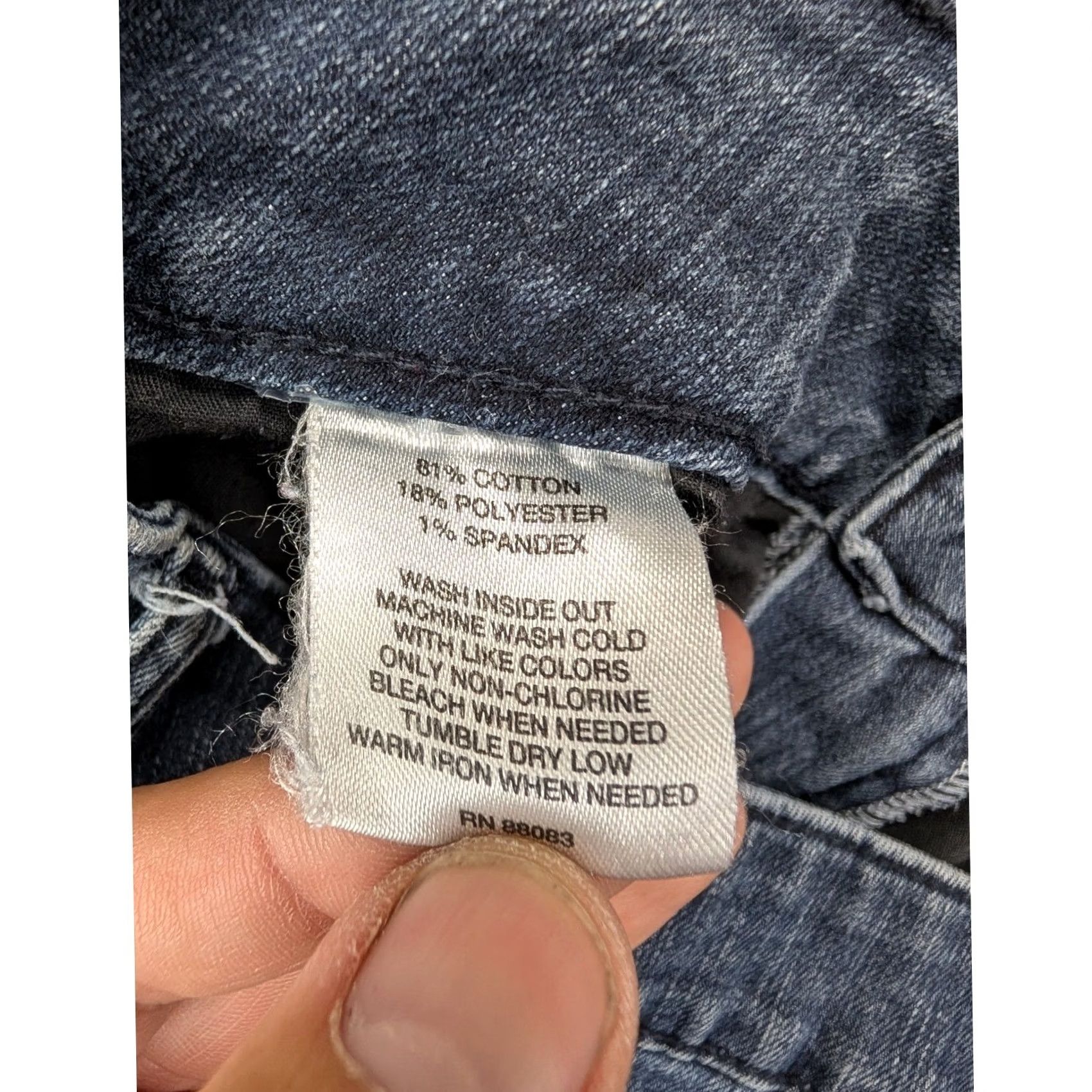 Vintage Signature Studio Denim Lace Up Hem Jeans Blue Womens Size 12 Size 34" / US 12 / IT 48 - 6 Thumbnail